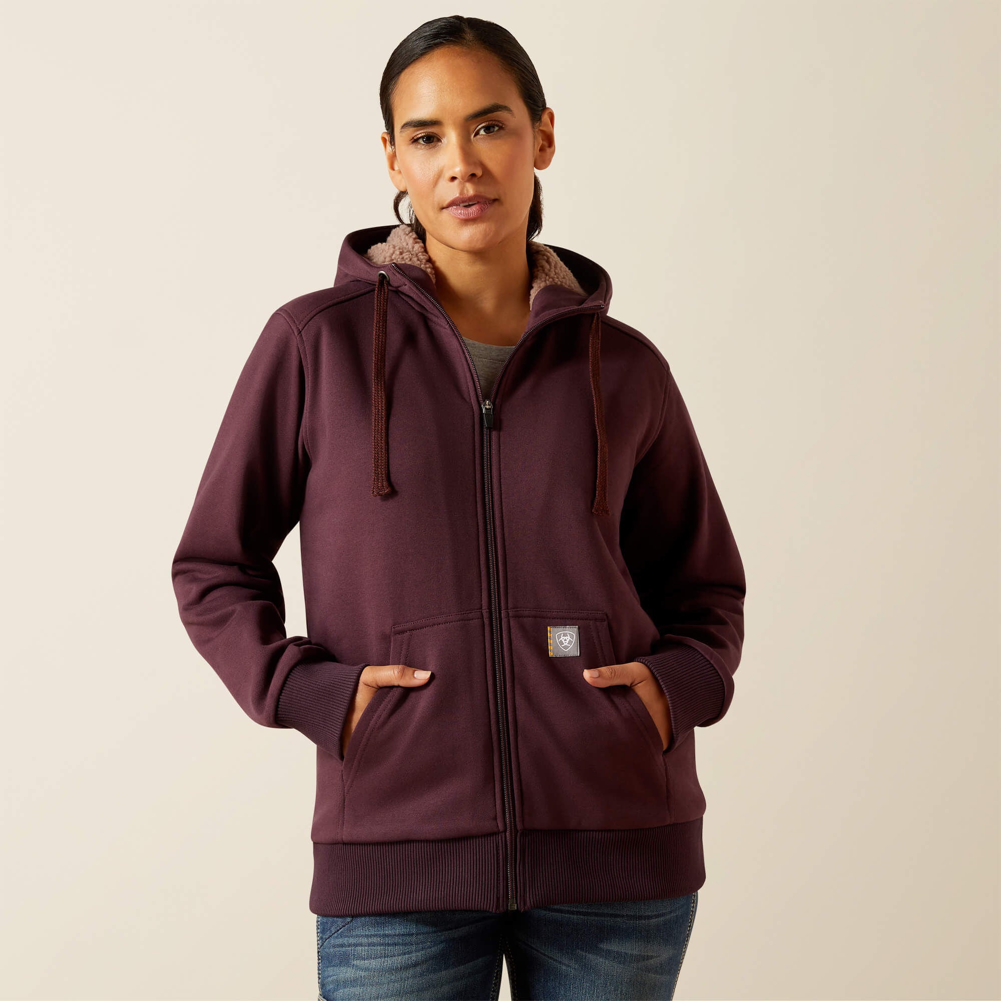 Rebar All-Weather Sherpa Full Zip Hoodie