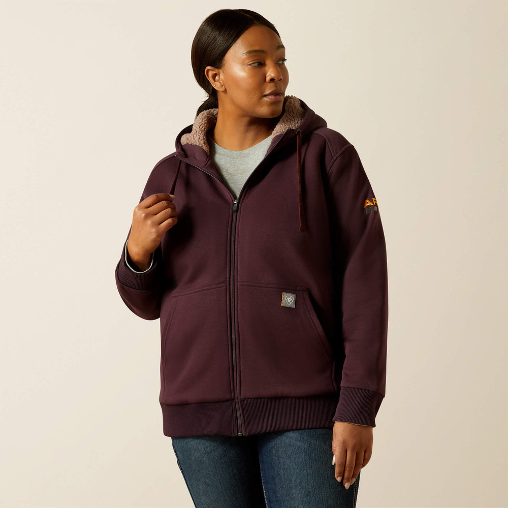 Rebar All-Weather Sherpa Full Zip Hoodie