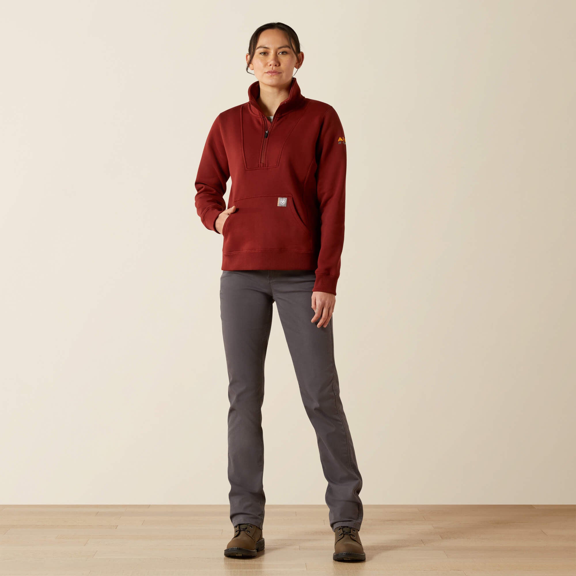 Rebar Traverse Funnel Neck Sweatshirt