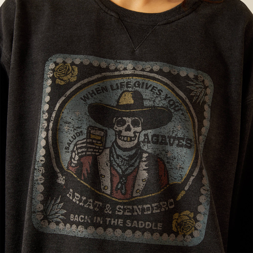 Oversize Sendero When Life Gives You Agaves Sweatshirt