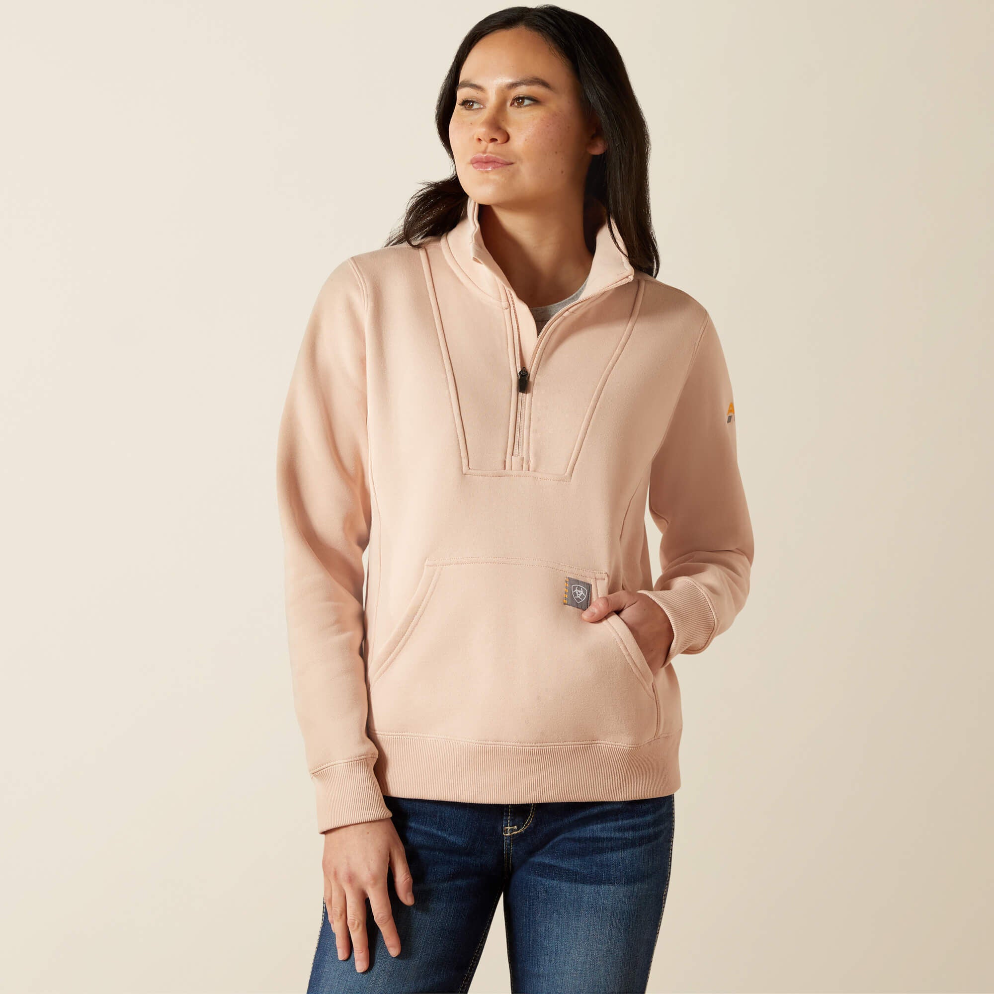 Rebar Traverse Funnel Neck Sweatshirt