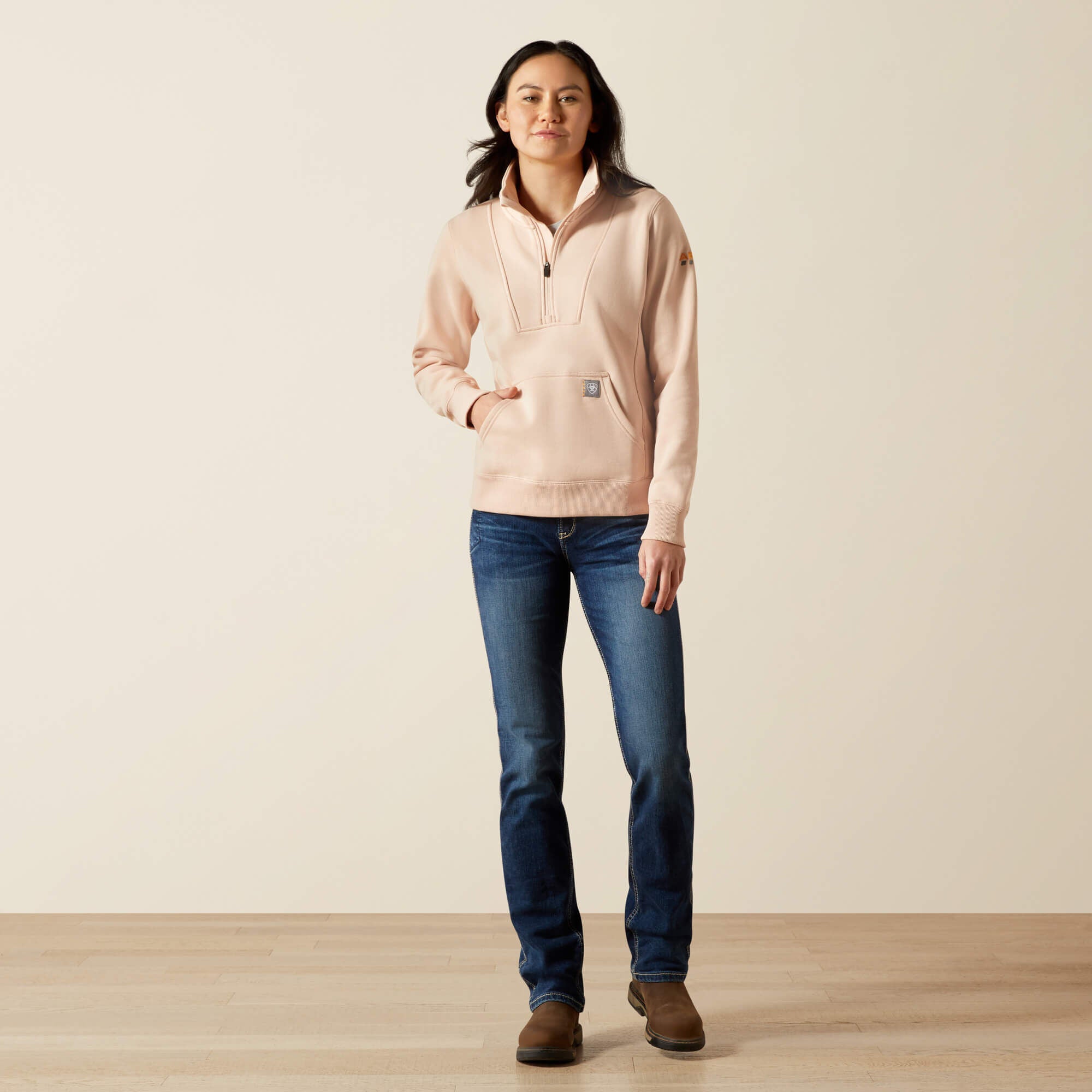 Rebar Traverse Funnel Neck Sweatshirt
