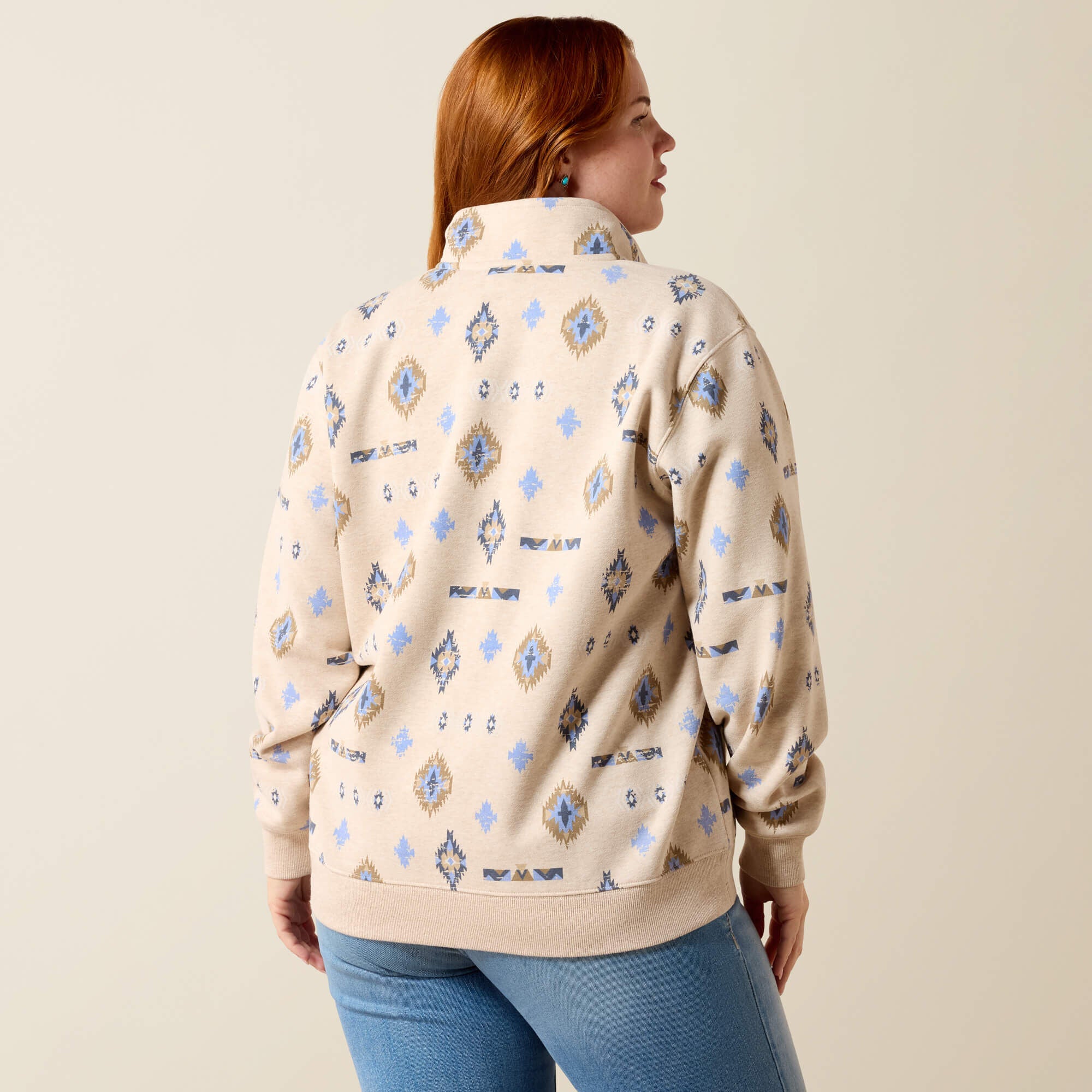 Sapphire 1/2 Zip Sweatshirt