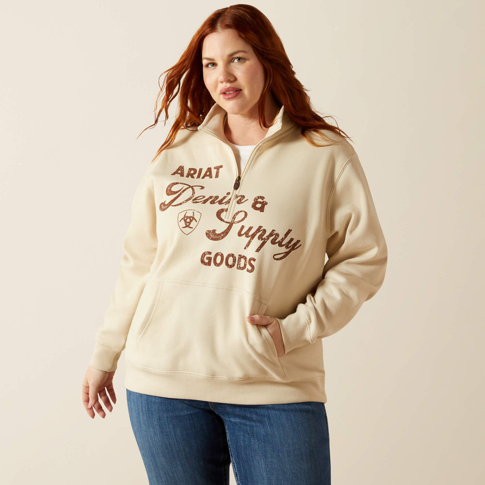 Denim and Supply 1/2 Zip Sweatshirt