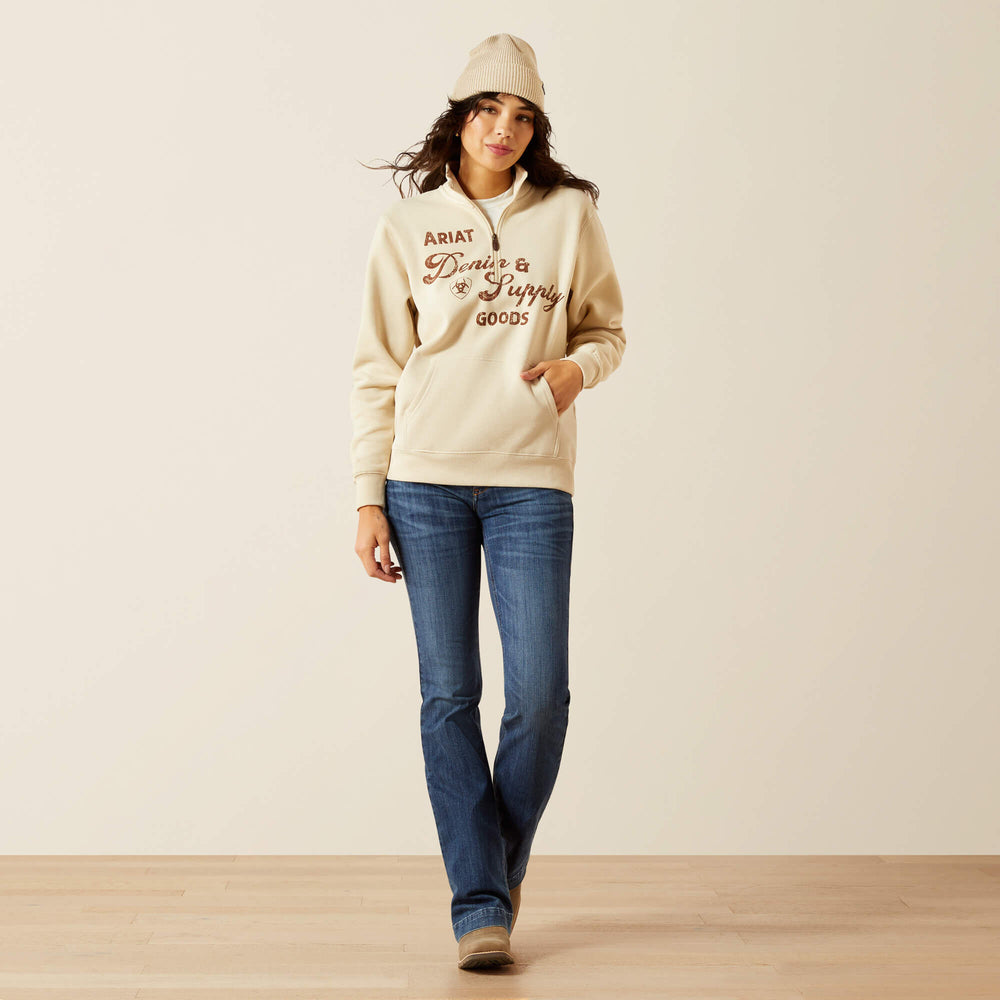 Denim and Supply 1/2 Zip Sweatshirt