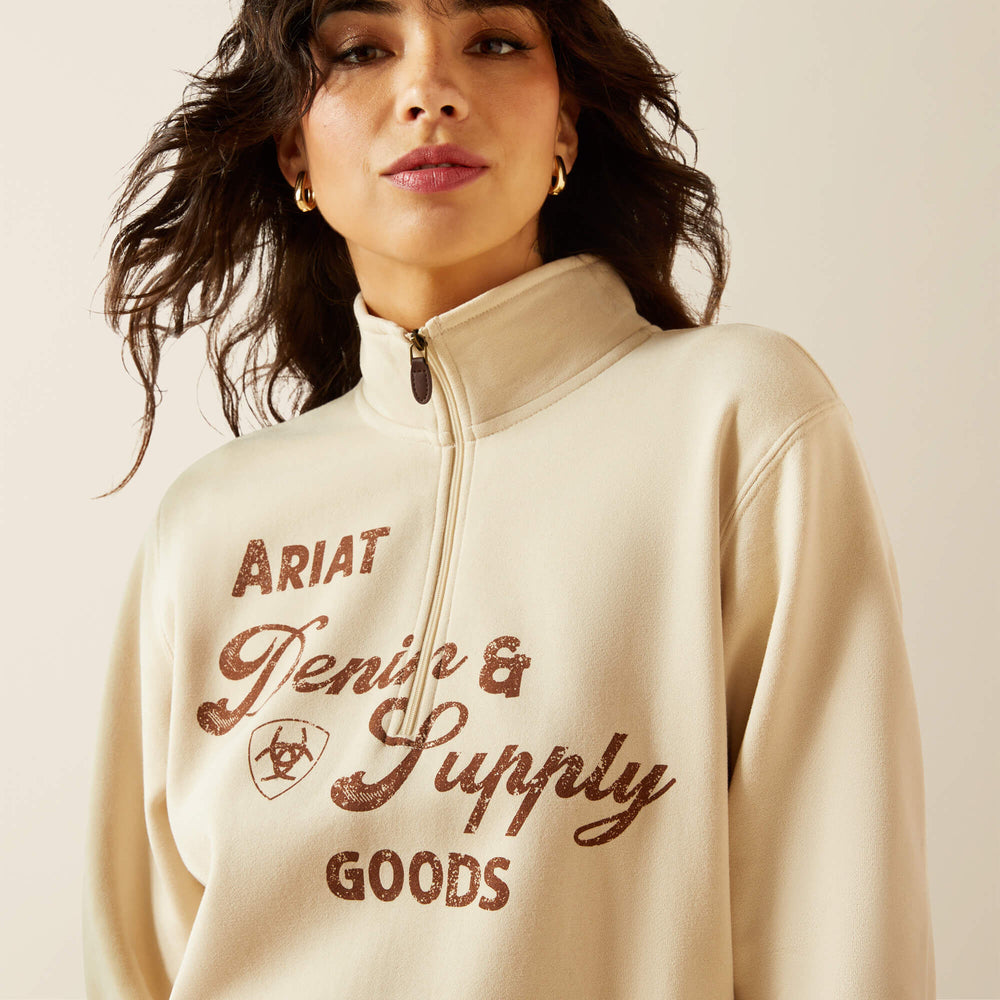 Denim and Supply 1/2 Zip Sweatshirt