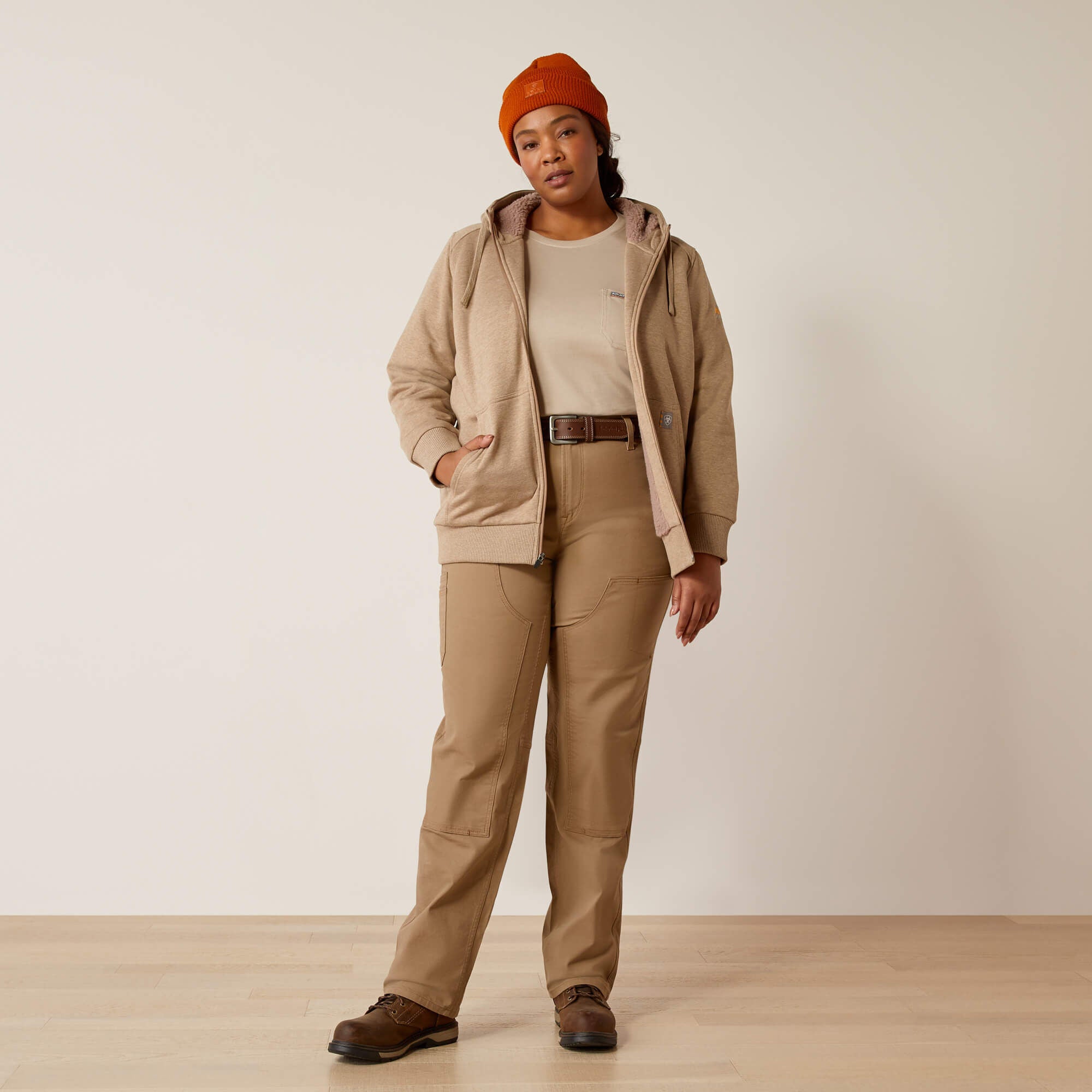 Rebar All-Weather Sherpa Full Zip Hoodie