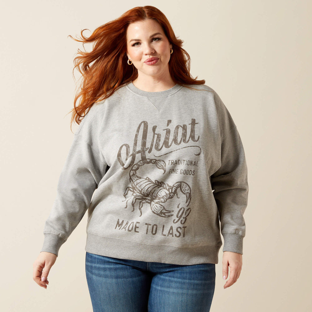 Scorpion Script Oversized Sweatshirt