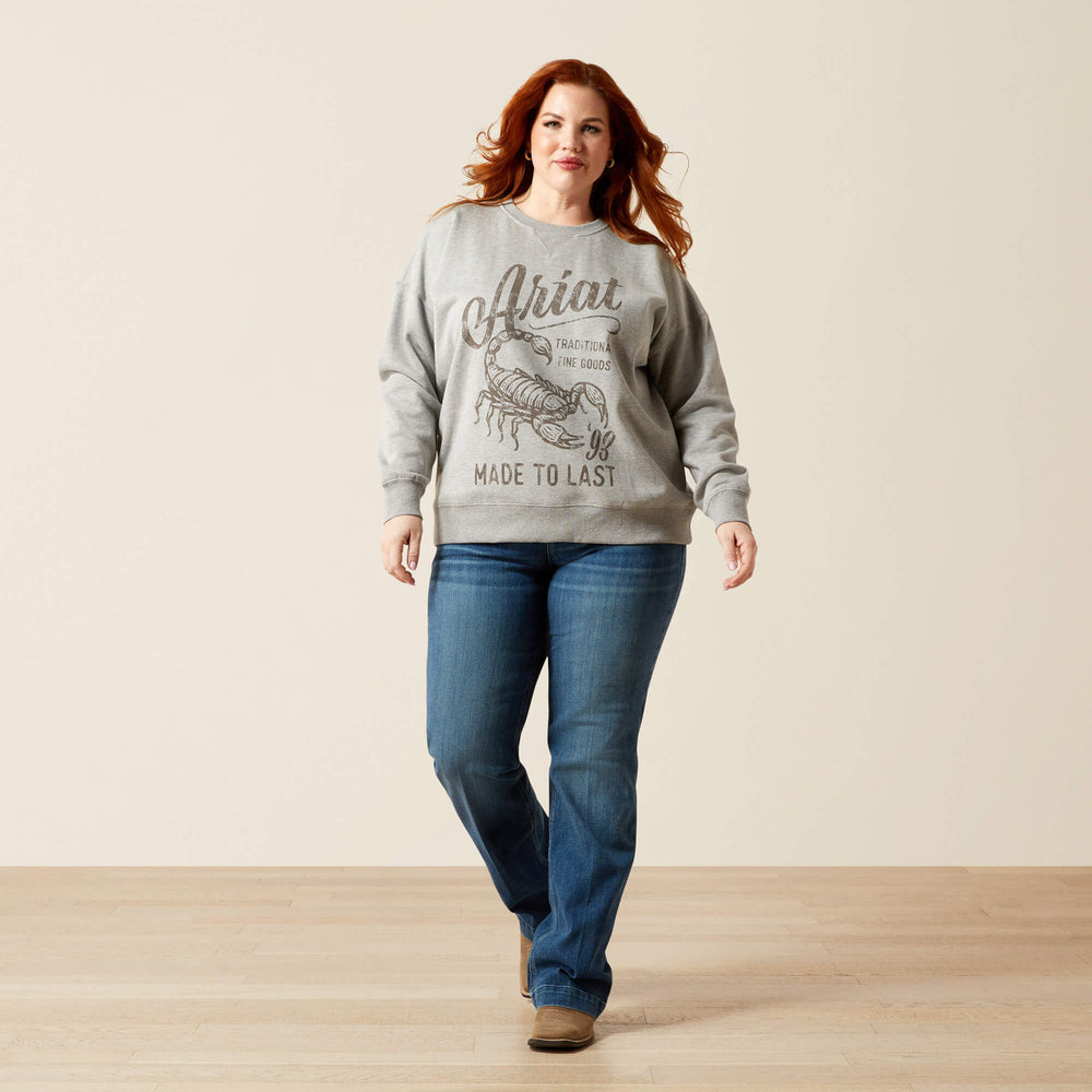 Scorpion Script Oversized Sweatshirt