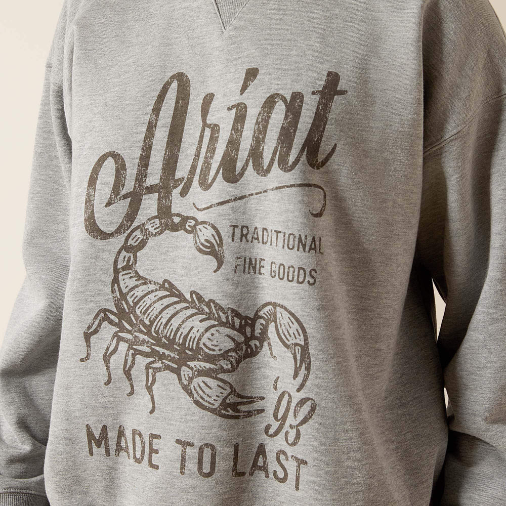 Scorpion Script Oversized Sweatshirt