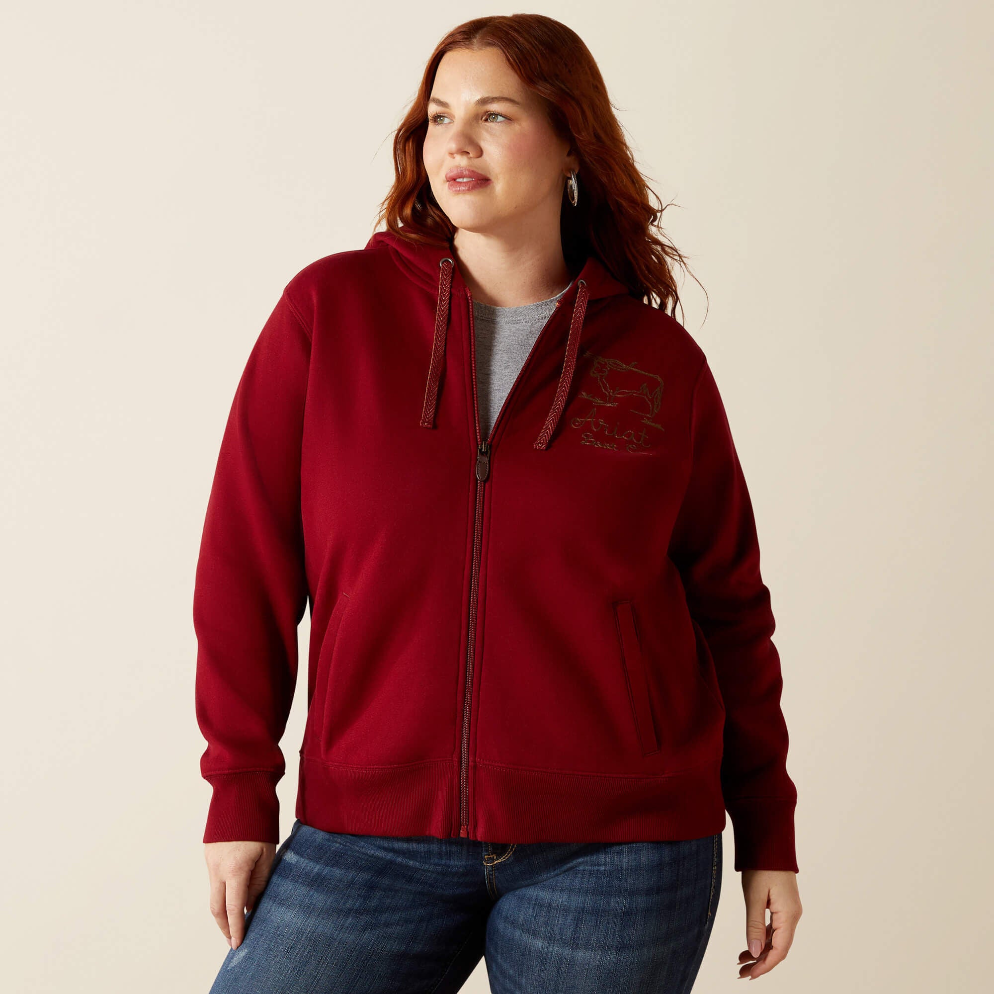 Stitched Full Zip Hoodie