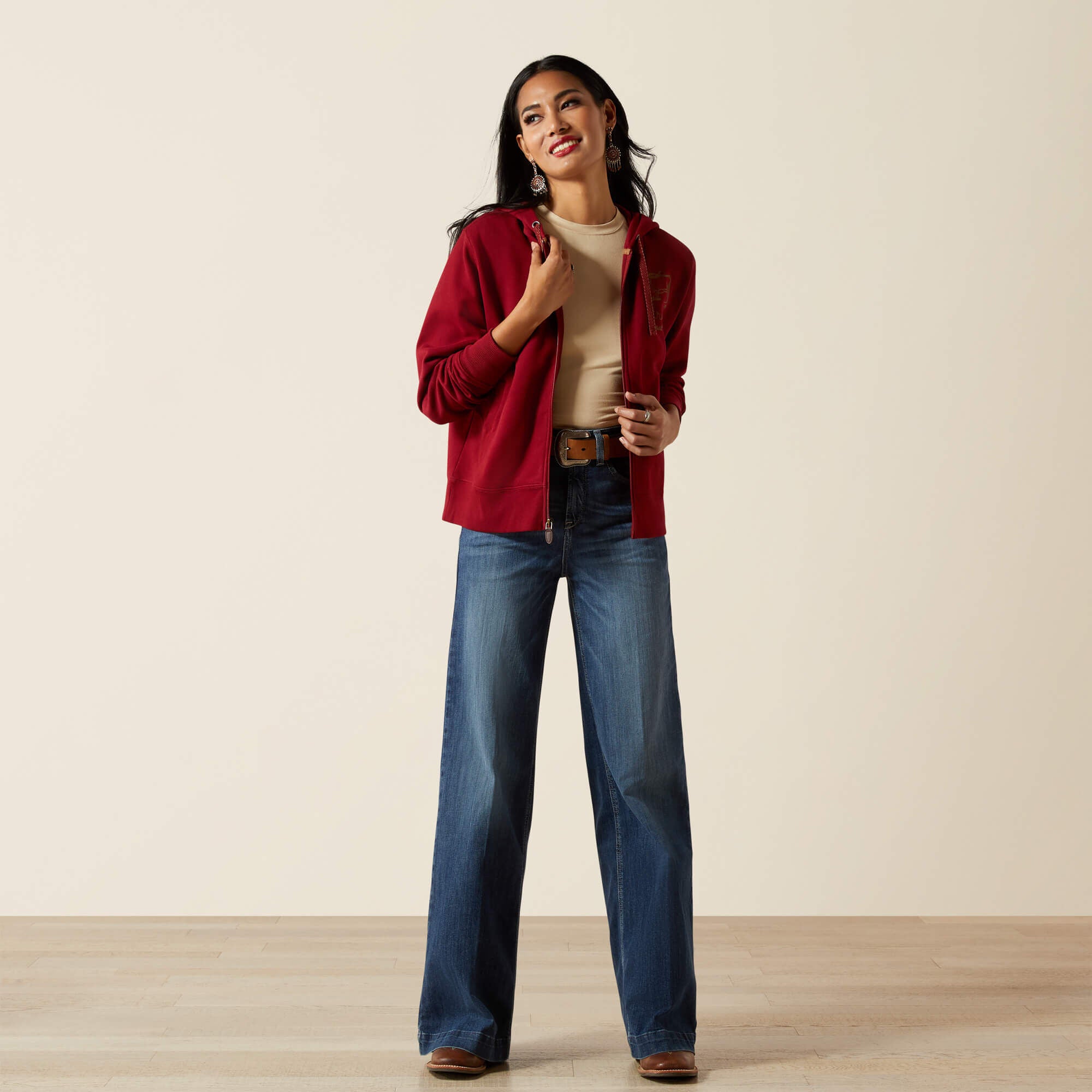 Stitched Full Zip Hoodie