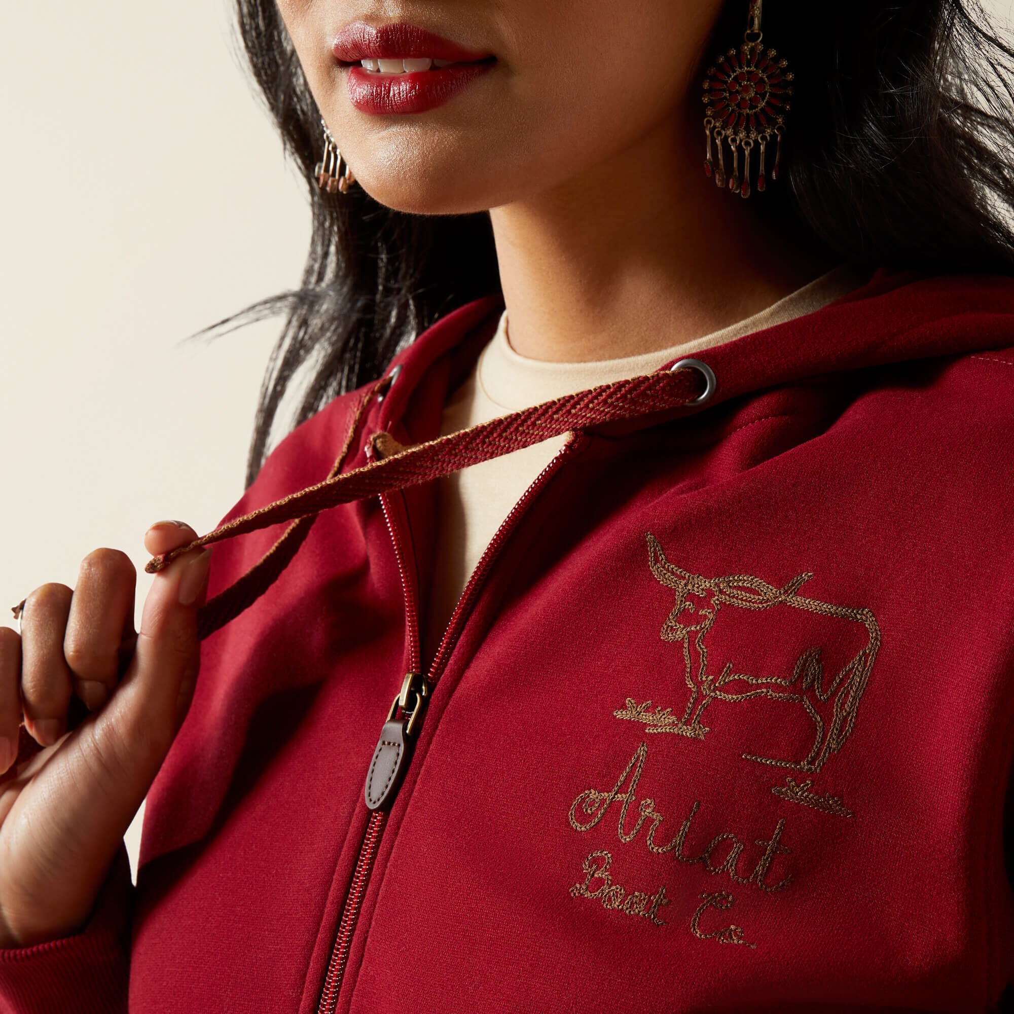 Stitched Full Zip Hoodie