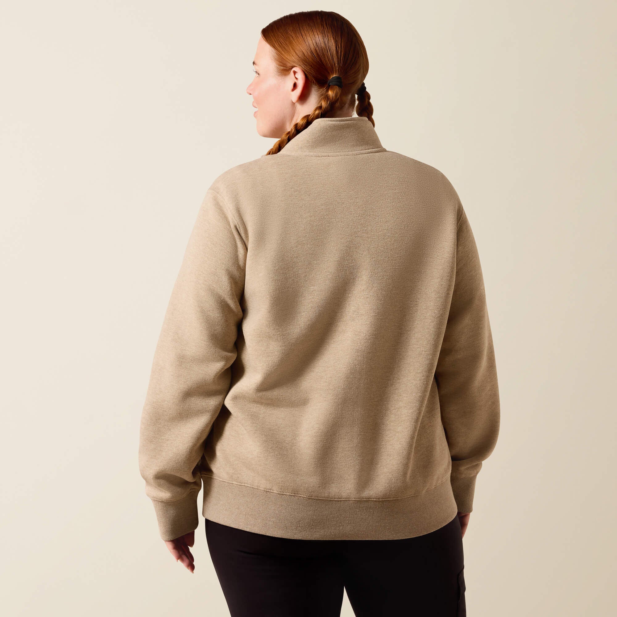 Rebar Lightweight Mock 1/2 Zip Sweatshirt