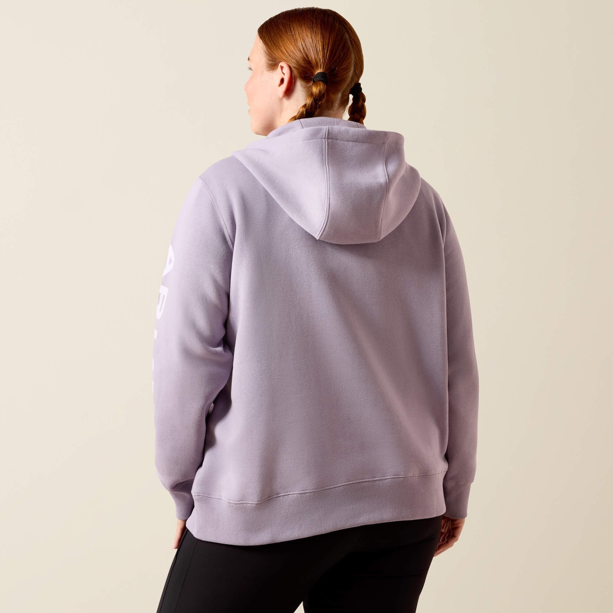 Rebar Lightweight Logo 1/2 Zip Hoodie