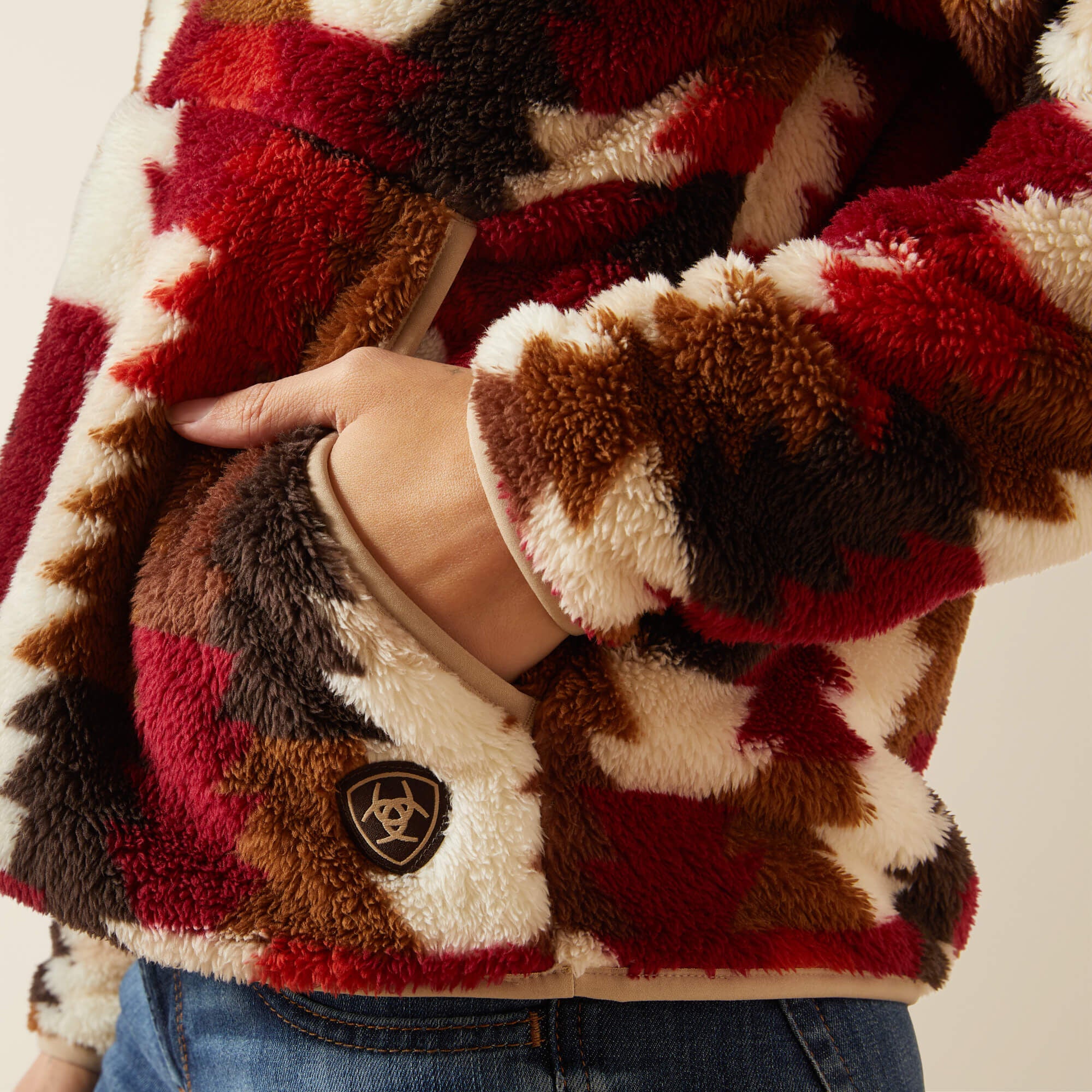 Berber Snap Front Sweatshirt