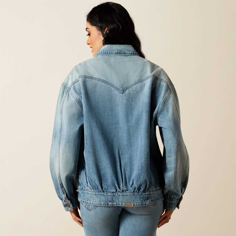 Cheyenne Denim Bomber Jacket