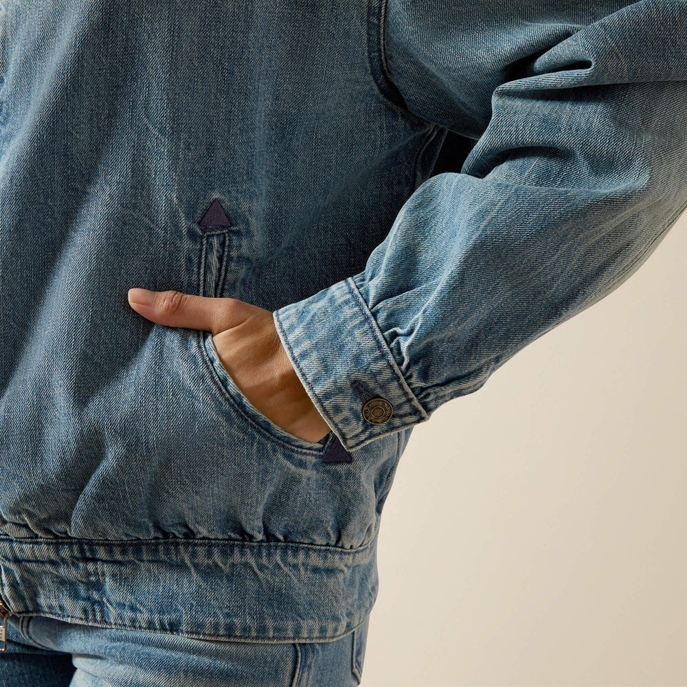 Cheyenne Denim Bomber Jacket