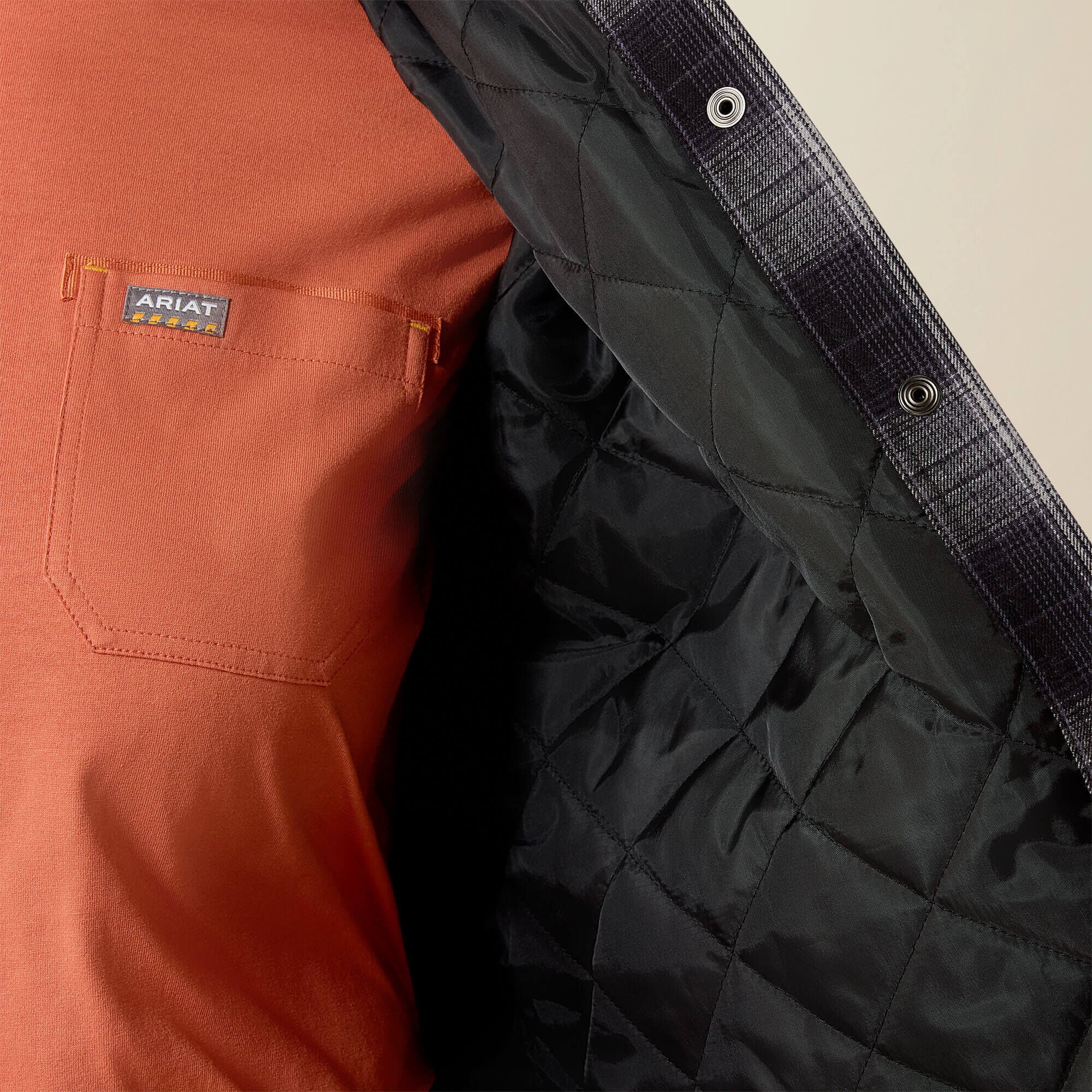 Rebar Flannel Insulated Shirt Jacket