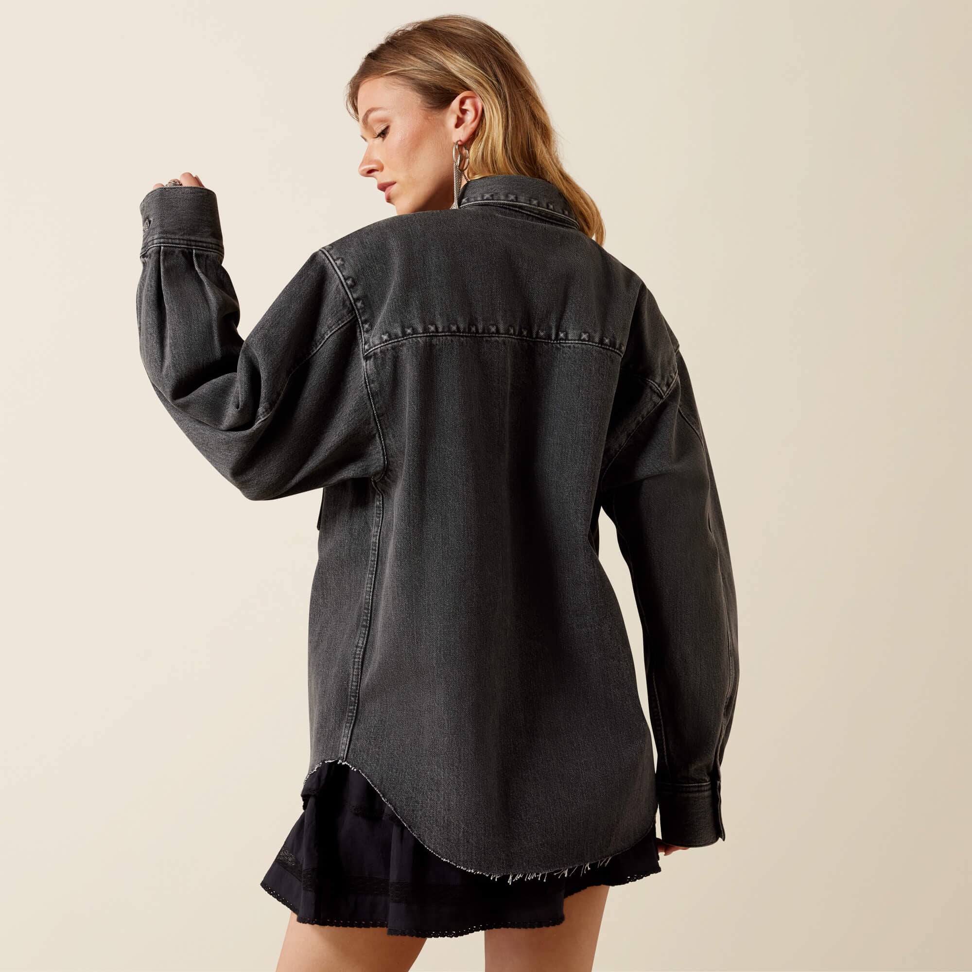 Lux Oversized Denim Jacket