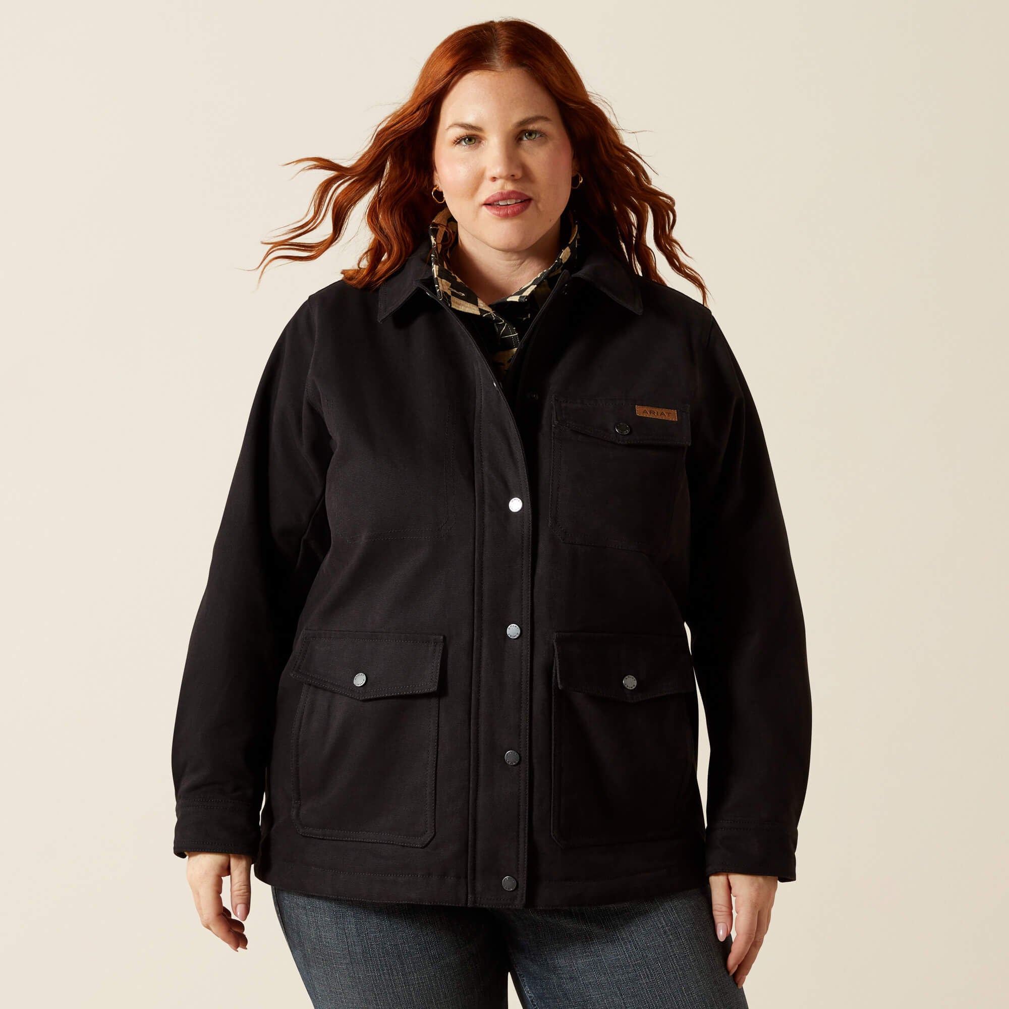 Western Canvas Chore Jacket