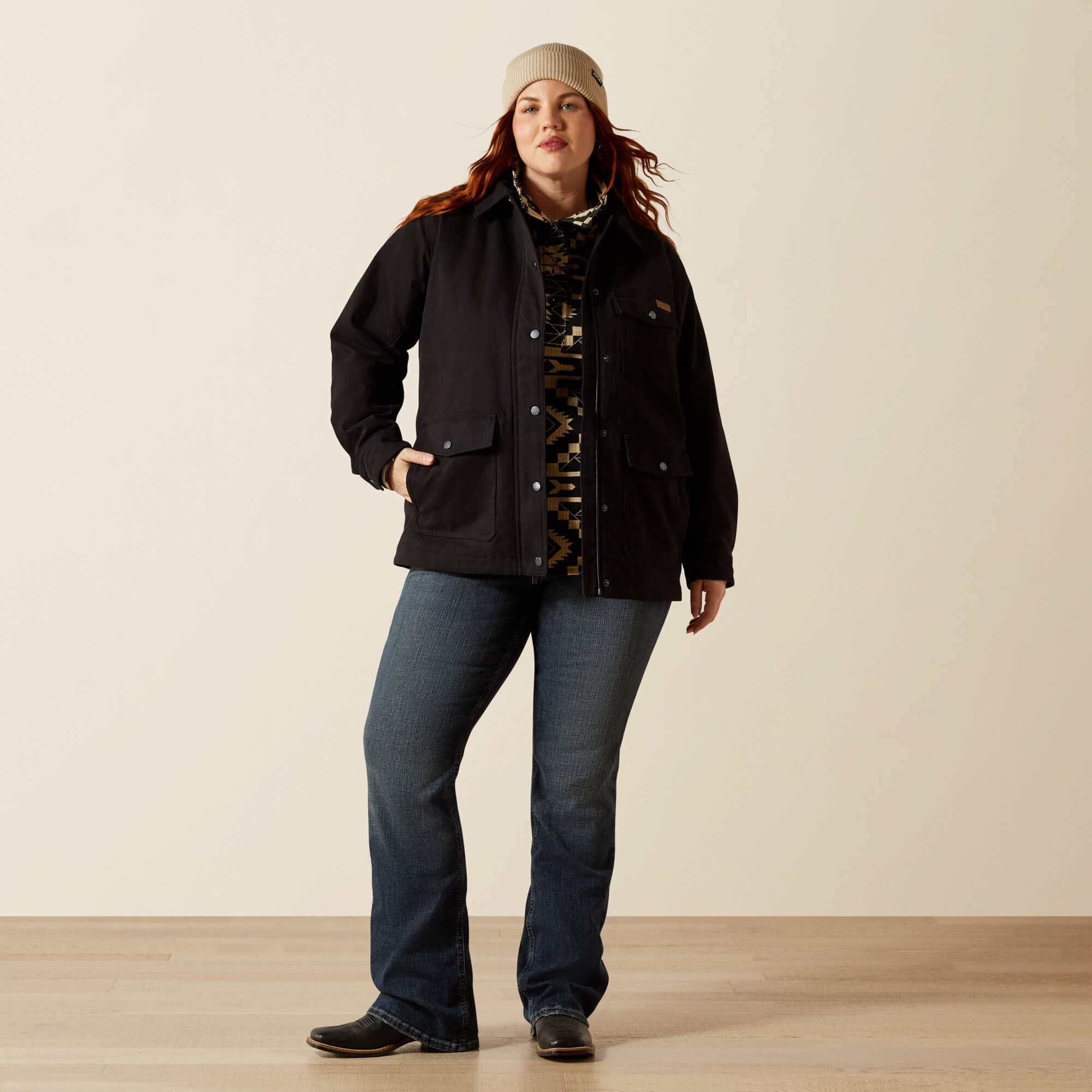 Western Canvas Chore Jacket