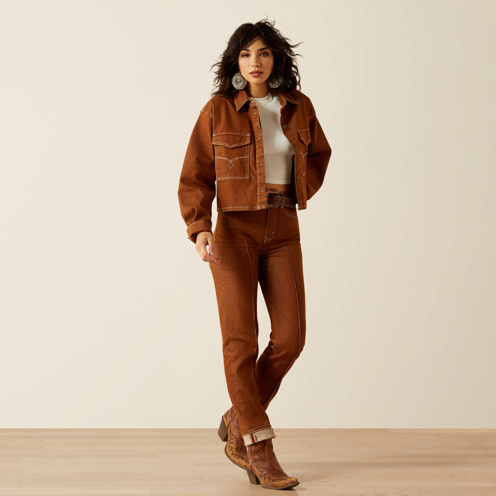 Boxy Cropped Denim Jacket