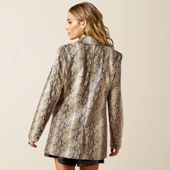 Snakeskin Blazer