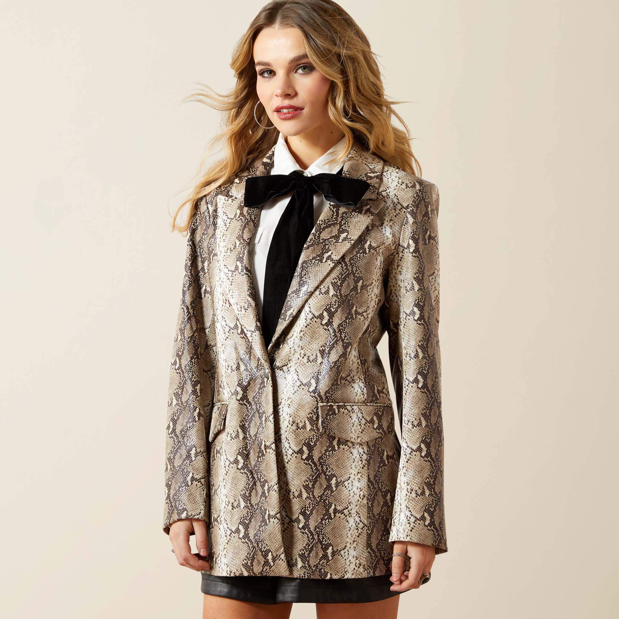 Snakeskin Blazer