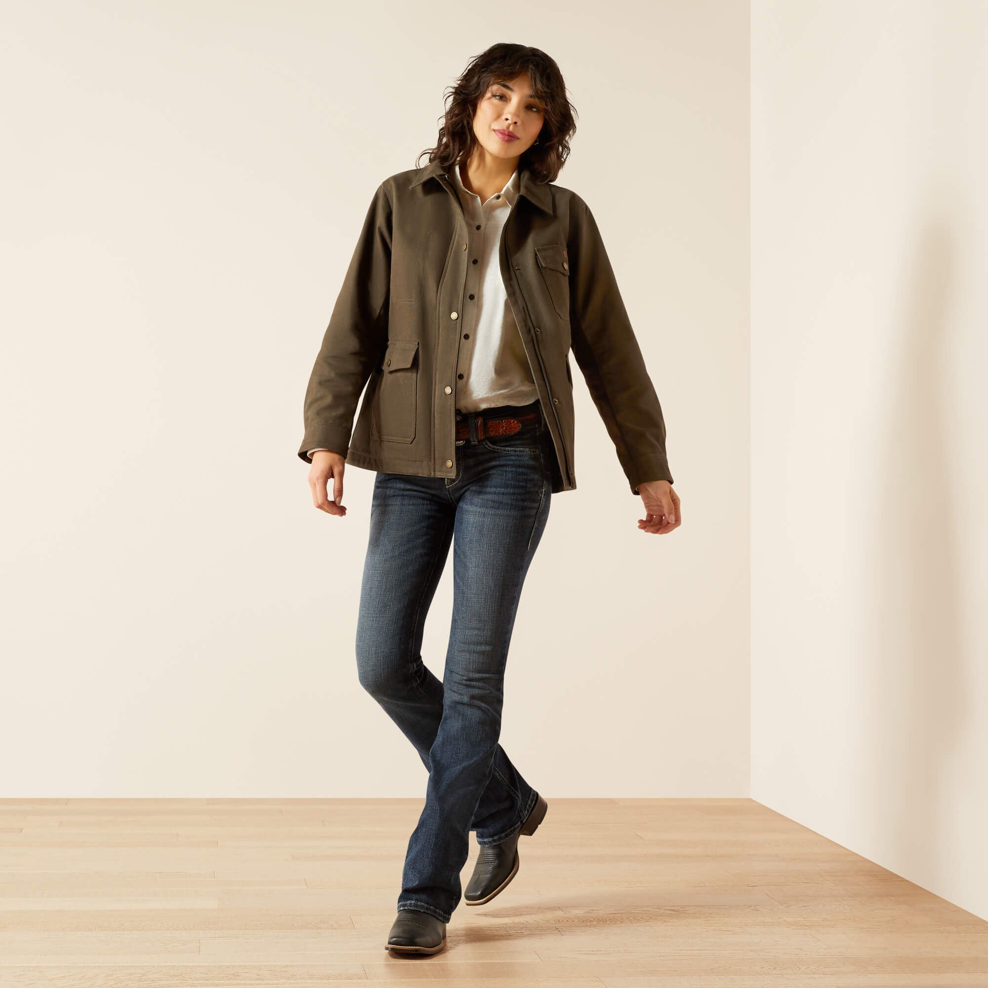 Western Canvas Chore Jacket