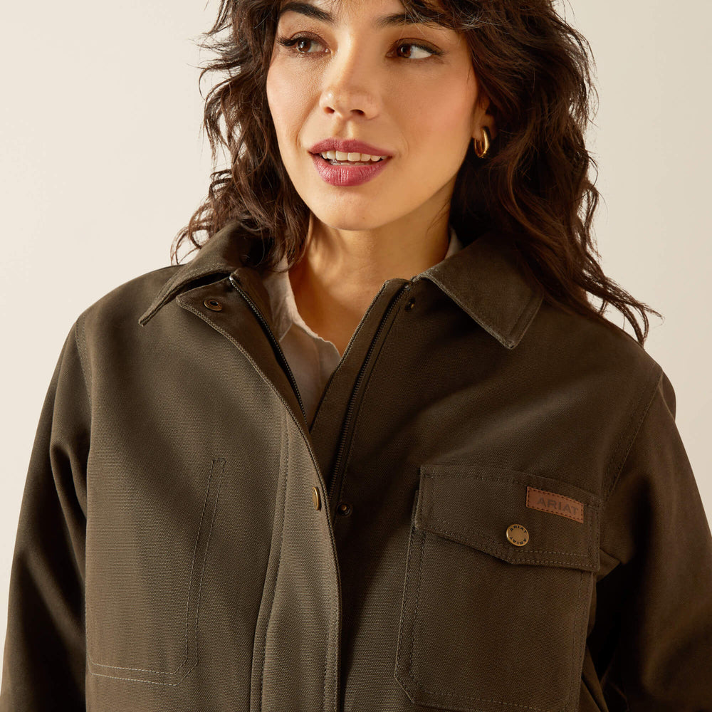 Western Canvas Chore Jacket