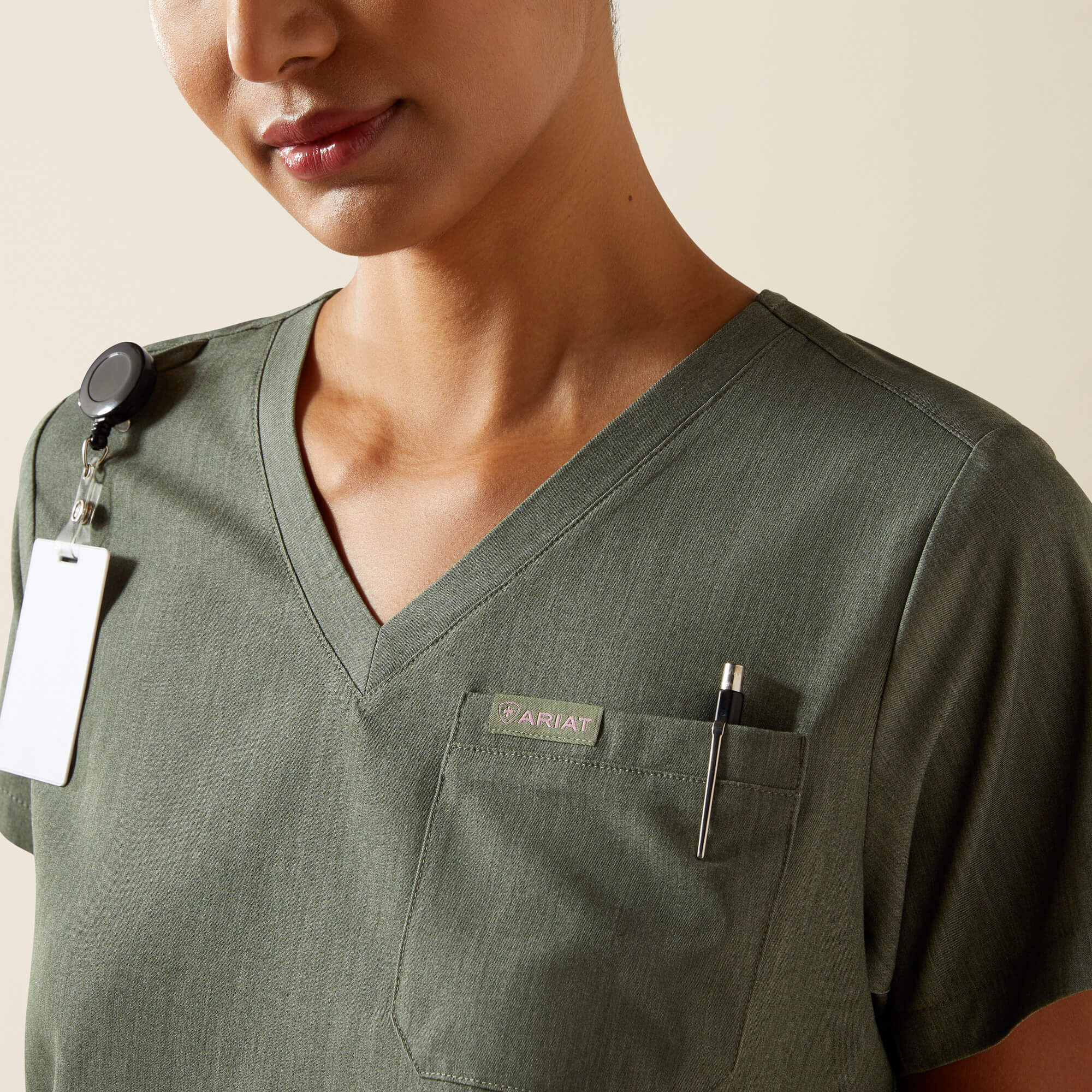 Beth Basic Scrub Top