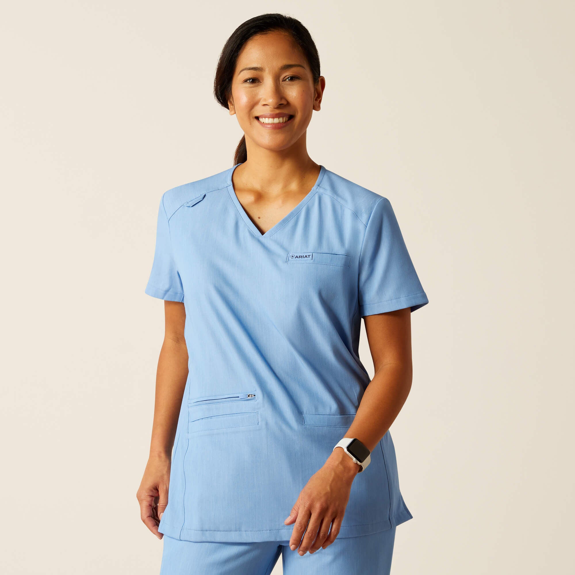 Clara 6 Pocket Scrub Top