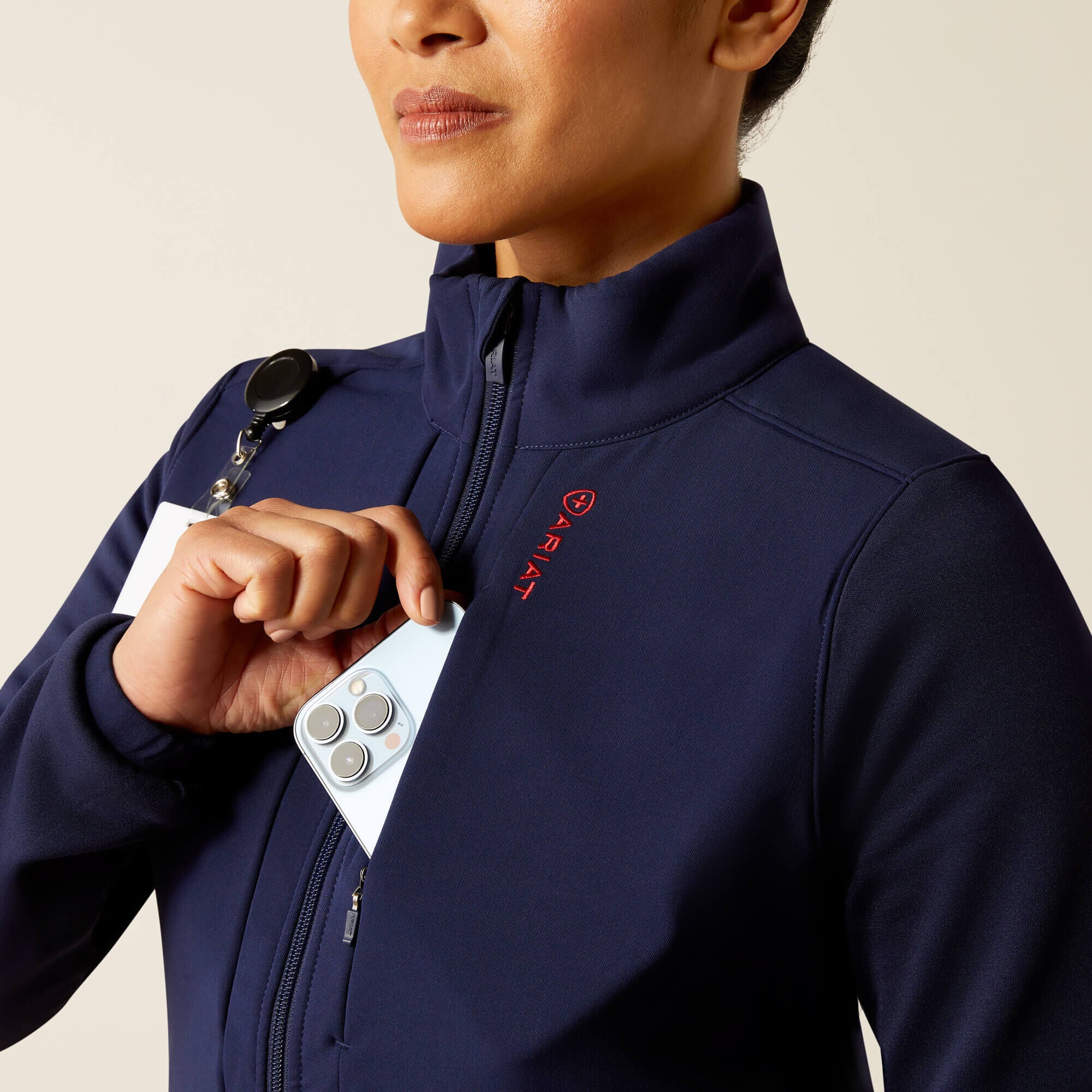 Sina Fleece Scrub Jacket