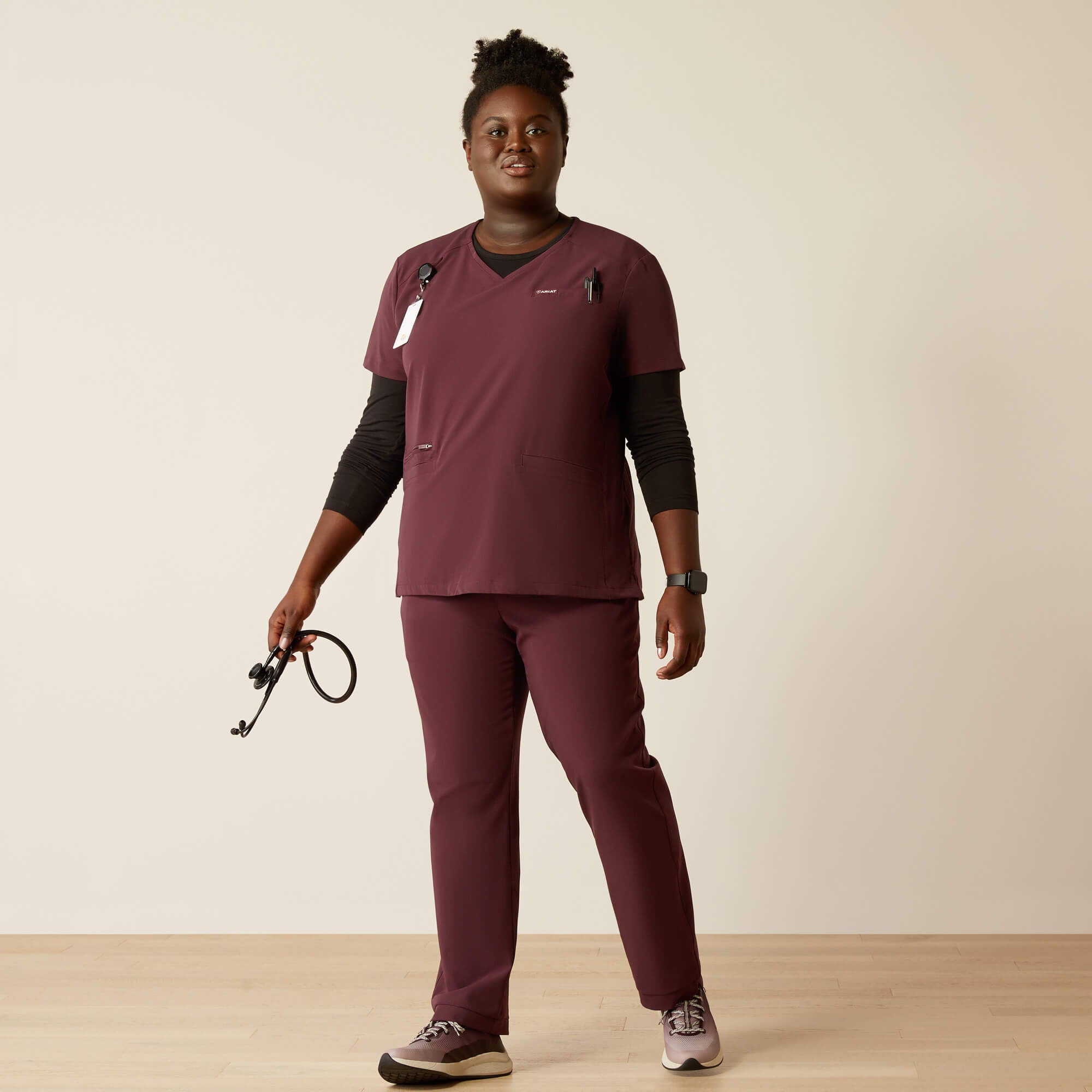 Clara 6 Pocket Scrub Top