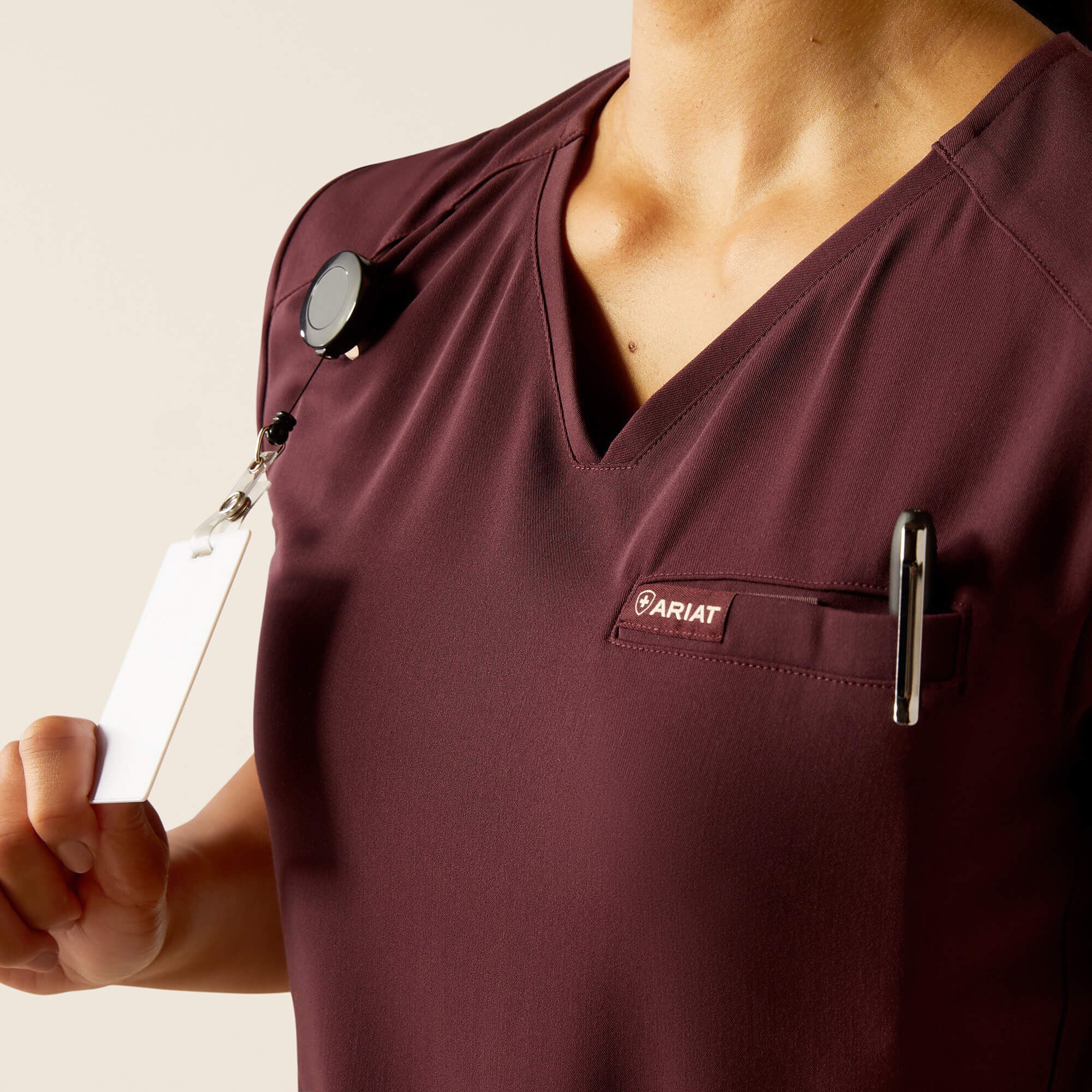 Clara 6 Pocket Scrub Top