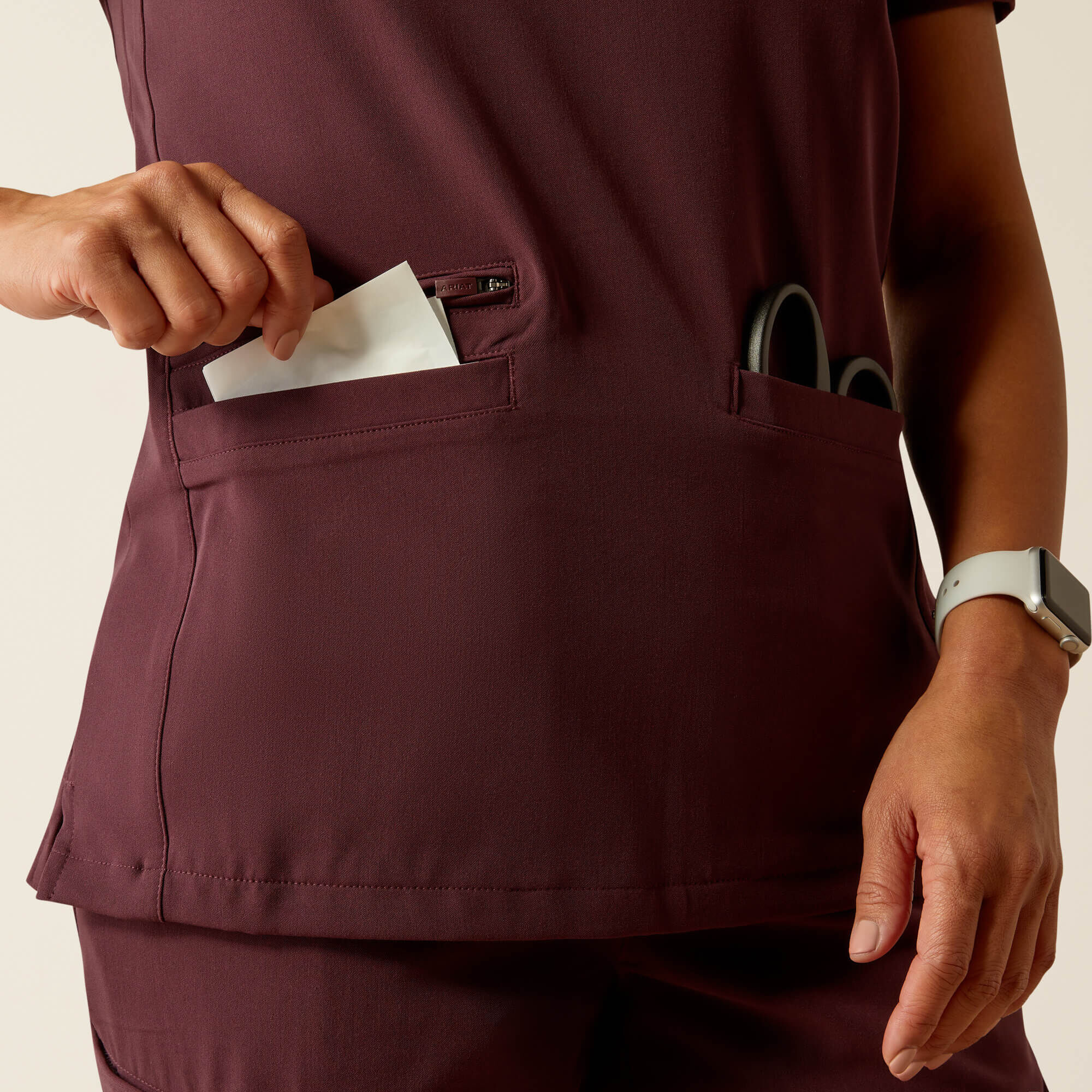 Clara 6 Pocket Scrub Top