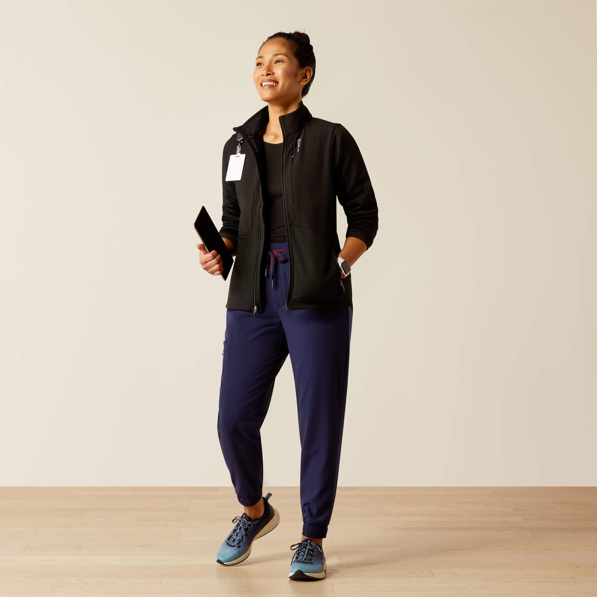 Sina Fleece Scrub Jacket