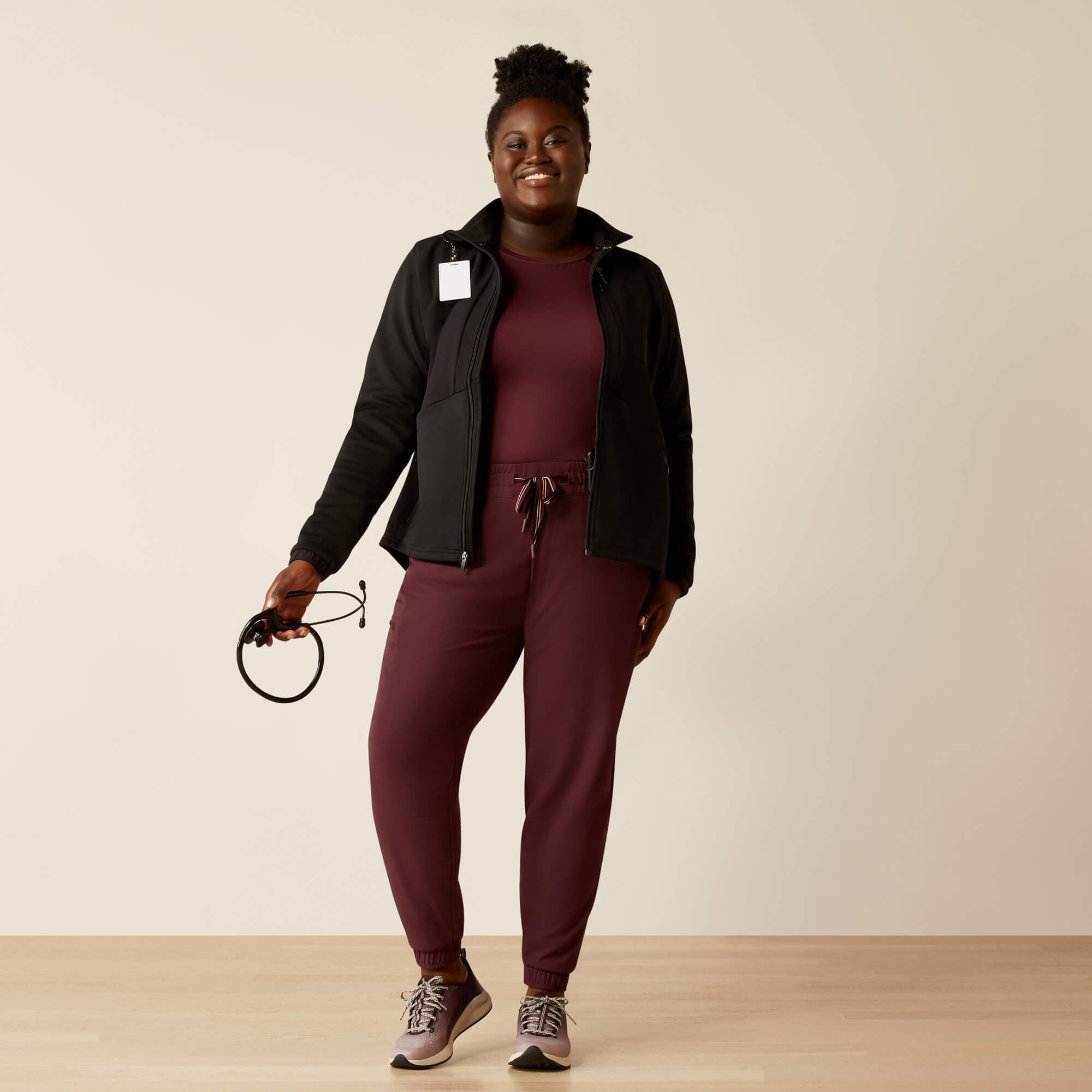 Sina Fleece Scrub Jacket