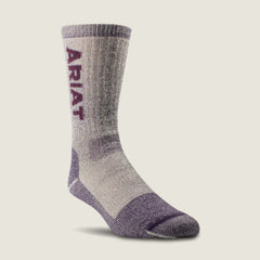 Midweight Merino Wool Blend Steel Toe Work Sock 2 Pair Multi Color Pack