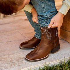 Tombstone Wide Square Toe Western Boot