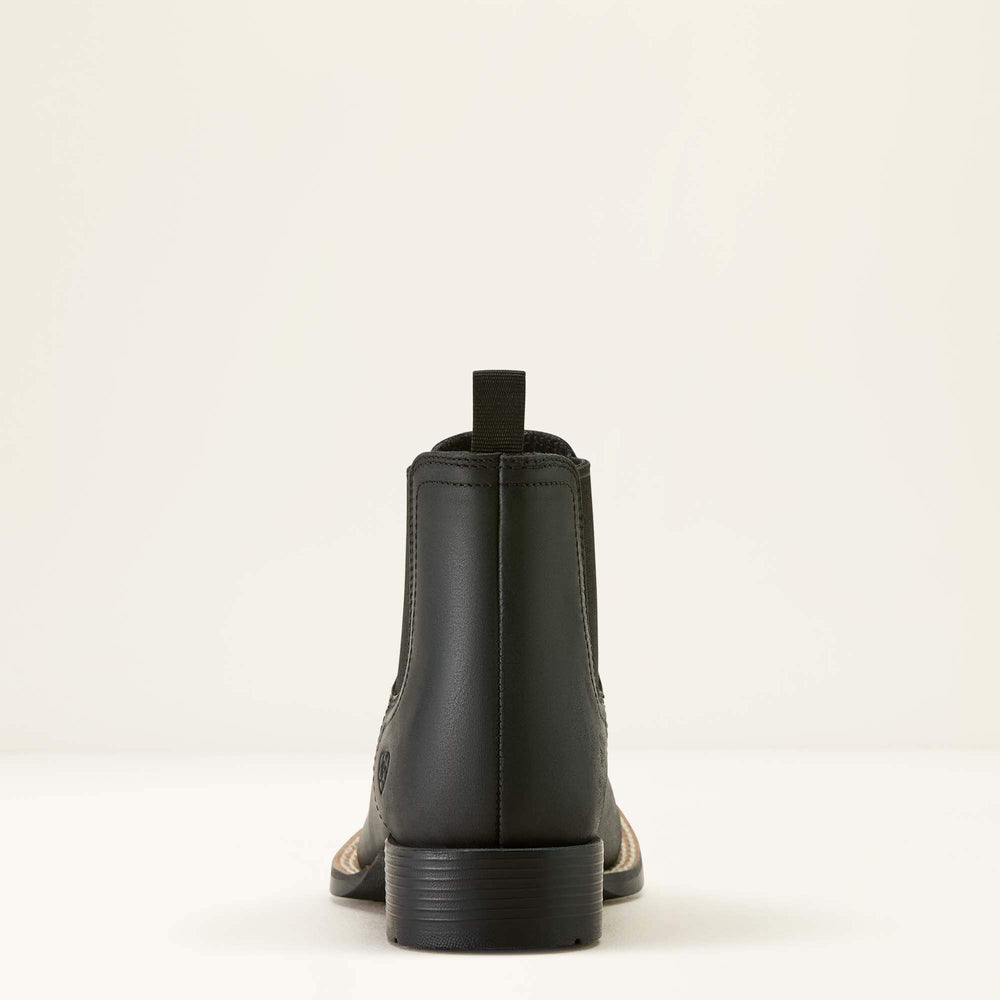 Booker Chelsea Wide Square Toe Western Boot