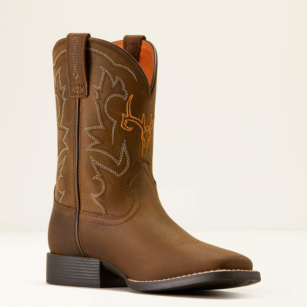 Deer Ridge Wide Square Toe Western Boot