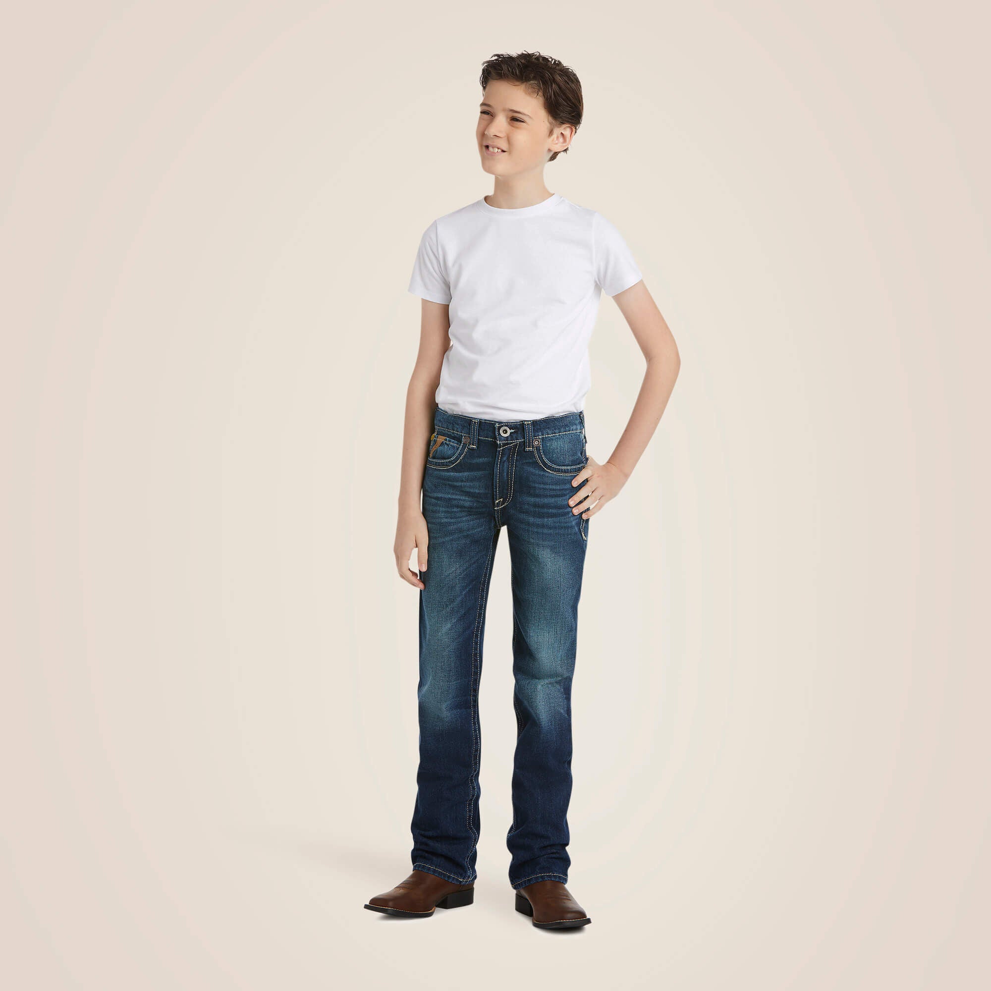 B5 Slim Boundary Stackable Straight Leg Jean