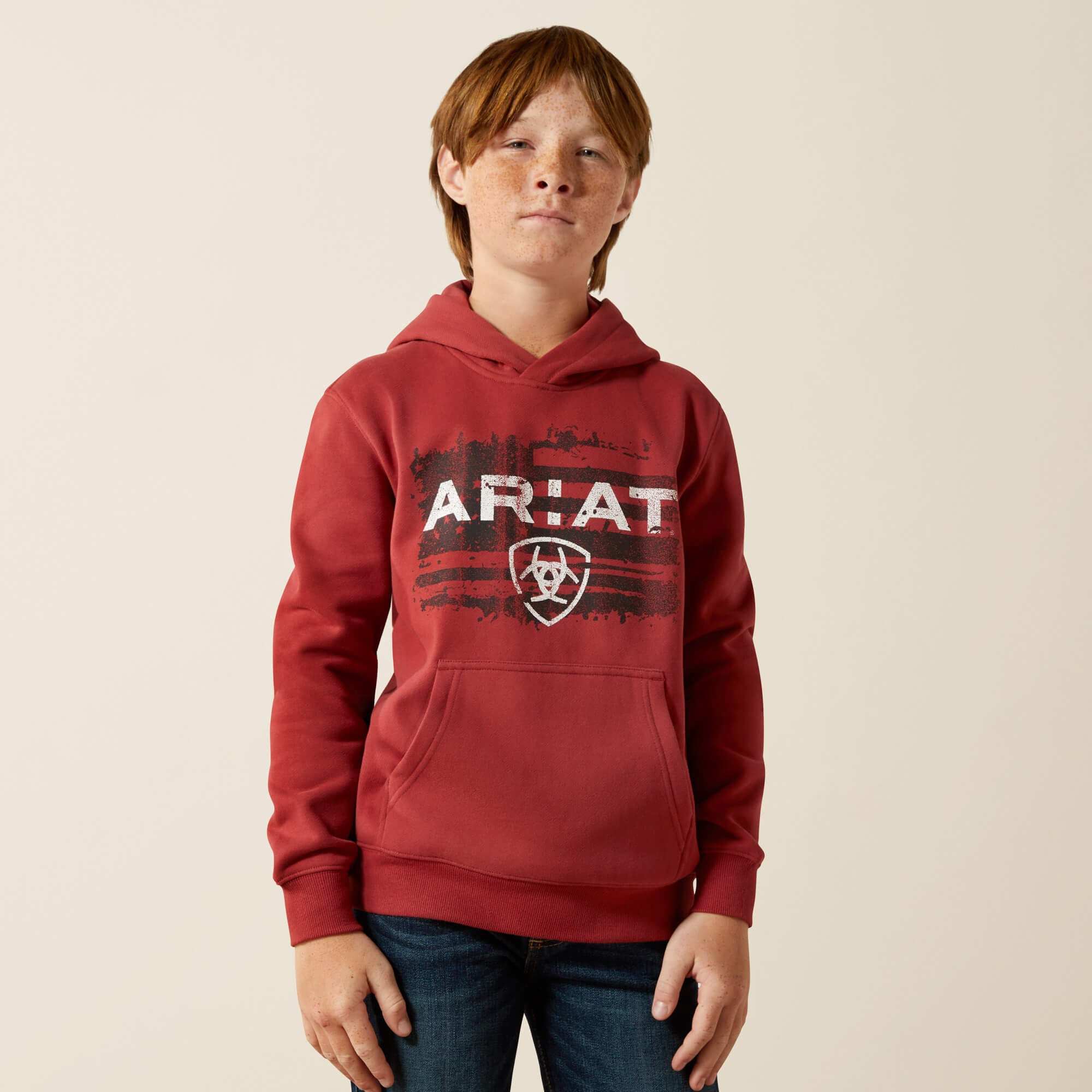 Ariat Liquid Stamp Flag Hoodie