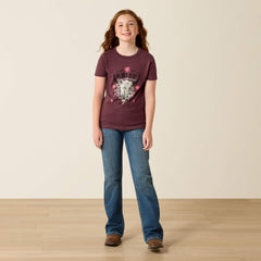 Ariat Skulls Florals T-Shirt