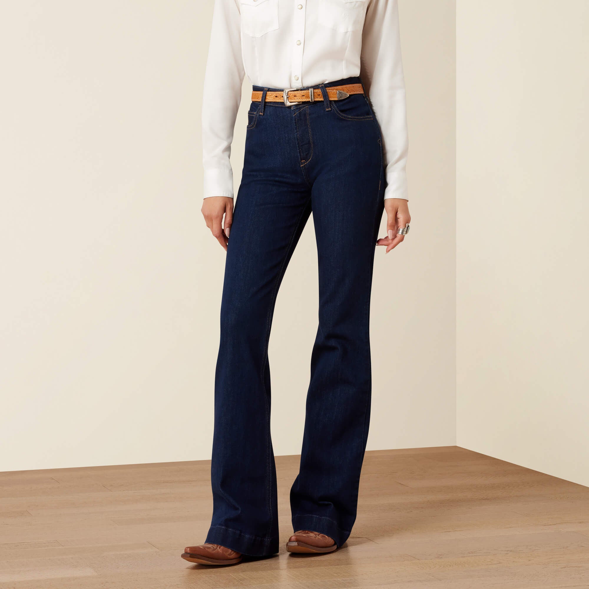 High Rise Tex Slim Trouser Jeans