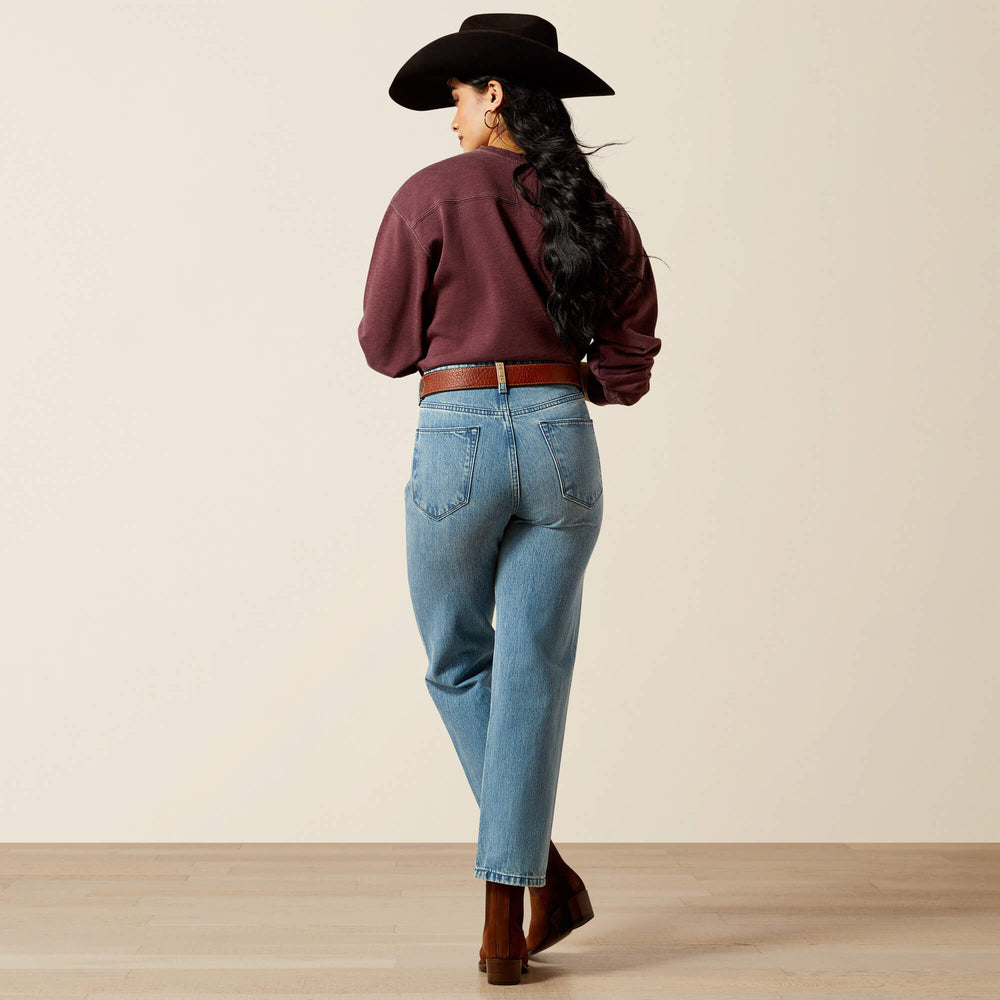 Ultra High Rise Cheyenne Yoke Tomboy Straight Leg Jean
