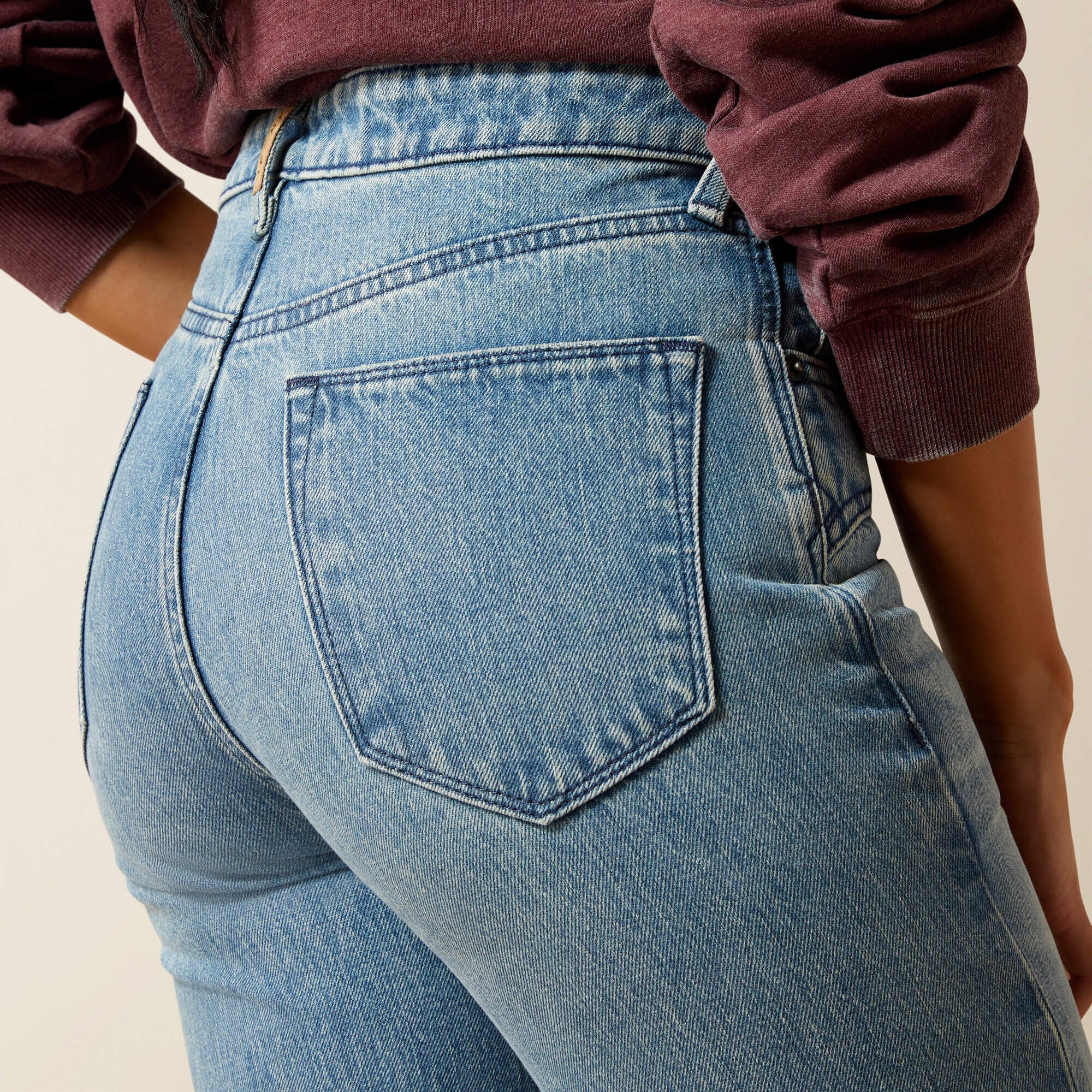 Ultra High Rise Cheyenne Yoke Tomboy Straight Leg Jean